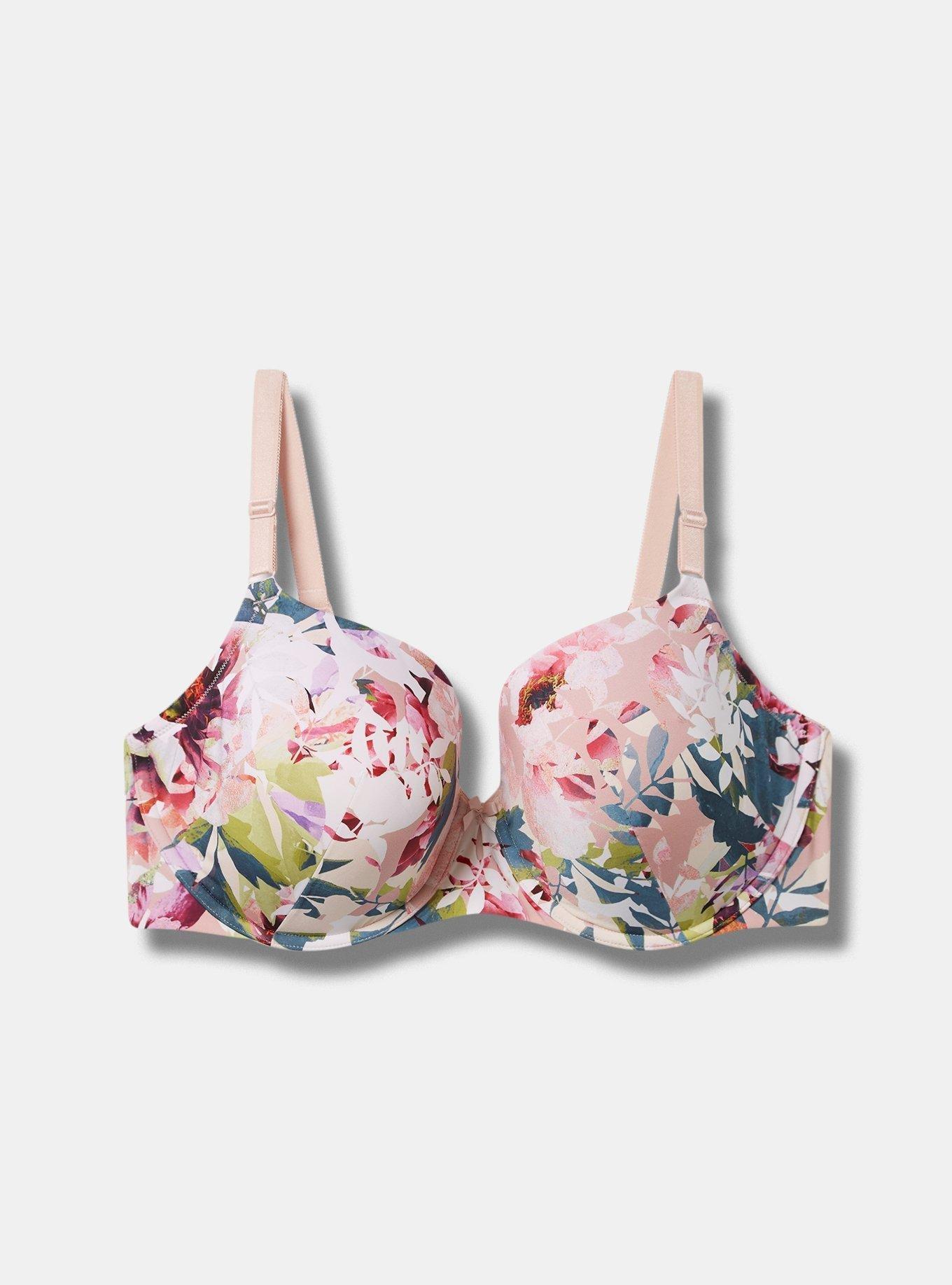 Floral T-shirt Bra