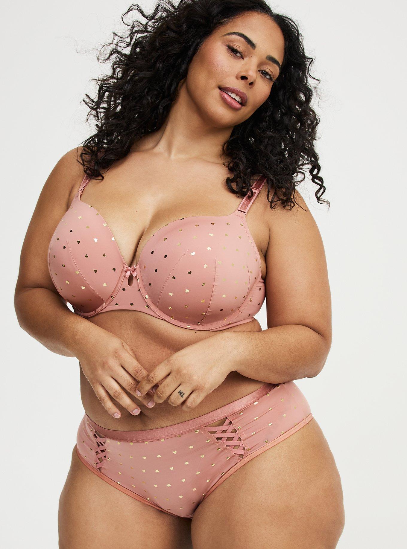 Perfect Coverage Lightly Lined Smooth Bra, BRANDY HEARTS ASH ROSE, alternate