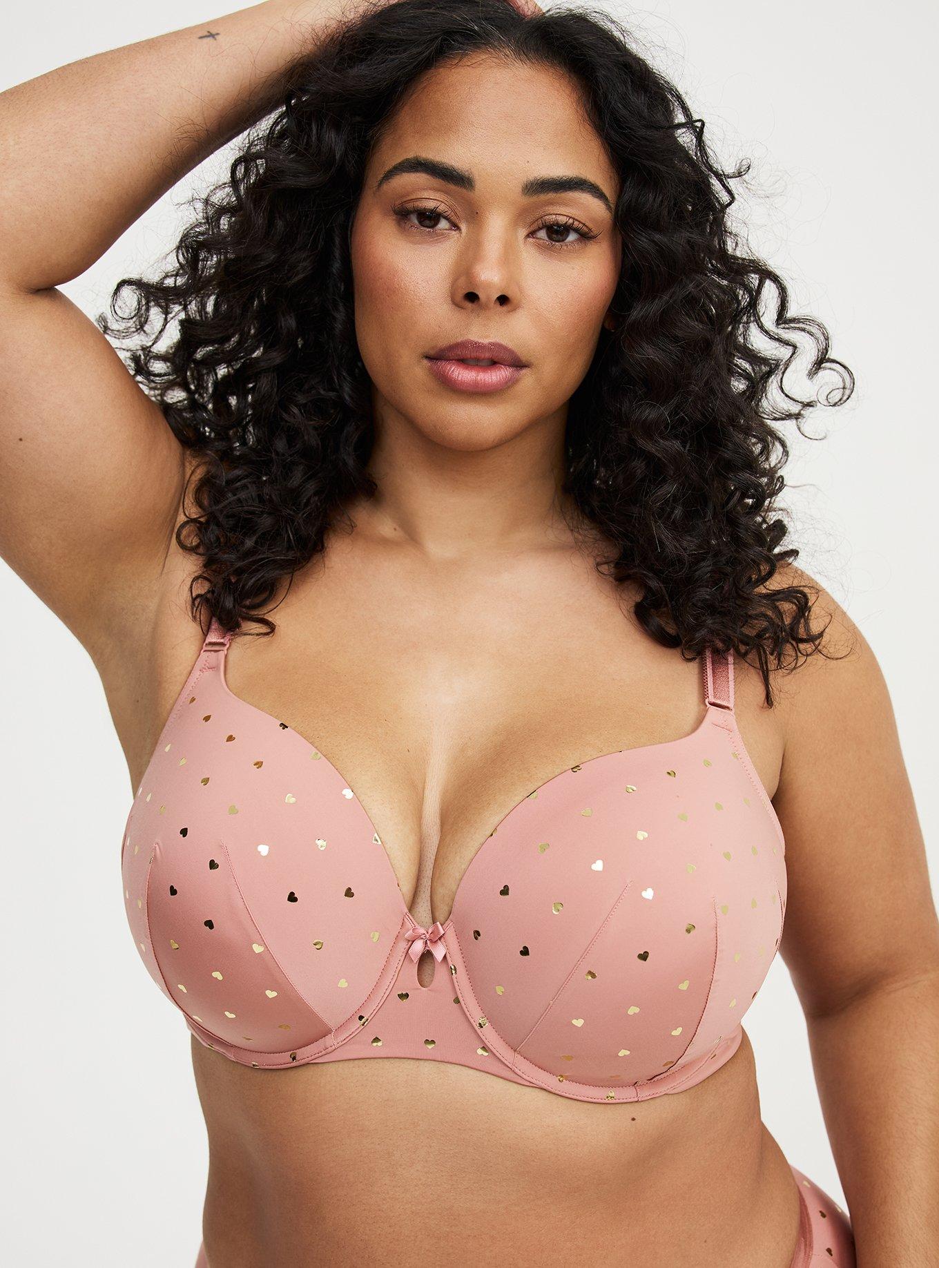 Perfect T-Shirt Bra, BRANDY HEARTS ASH ROSE, hi-res