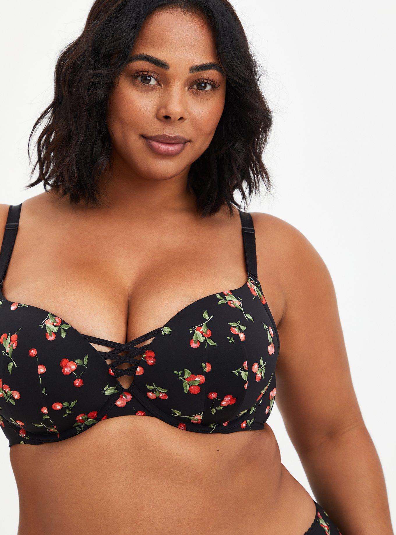 Plus Size - XO Plunge Push-Up Bra - Torrid