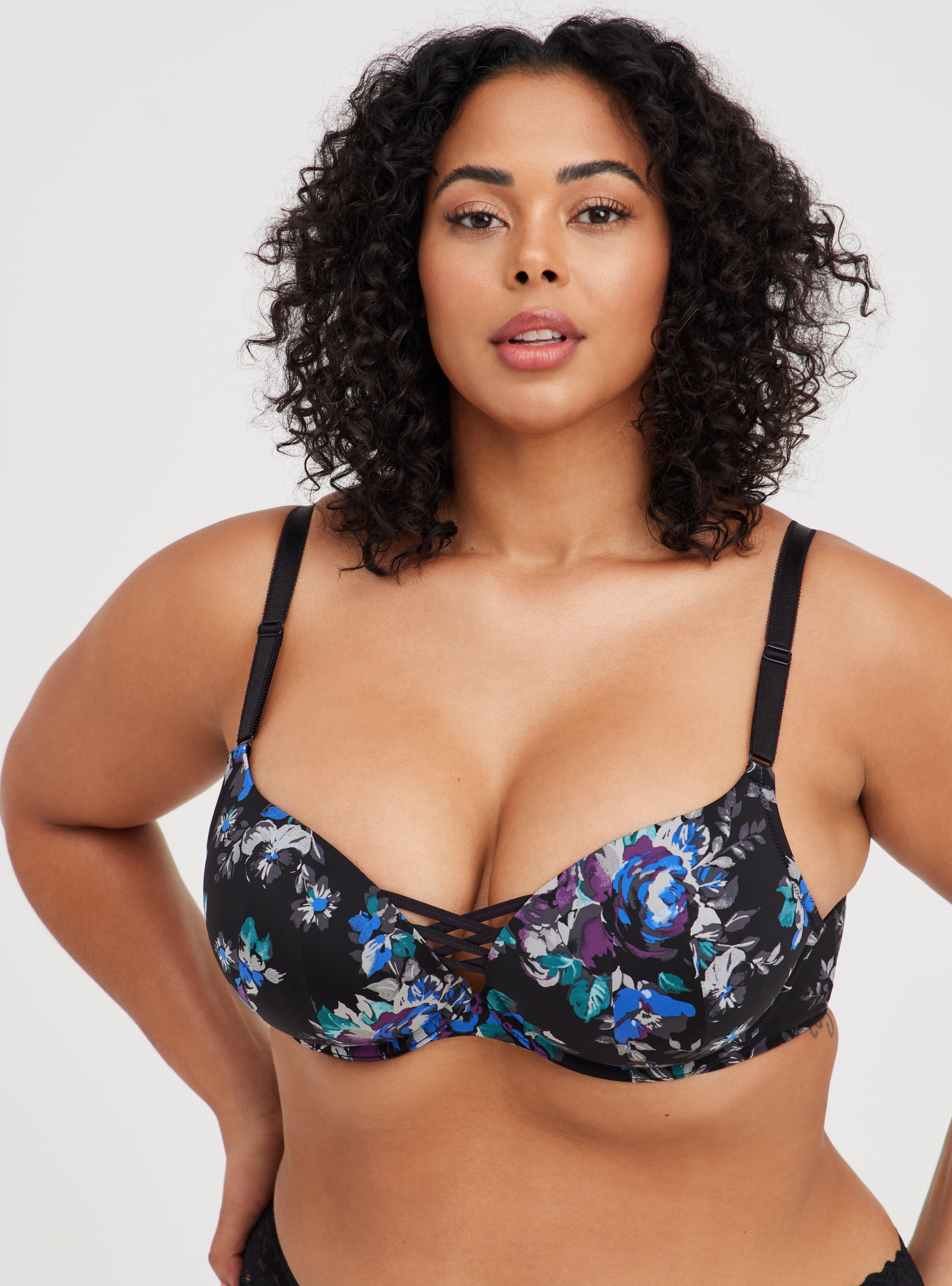 Plus Size - Push-Up Plunge Bra - Lace Leopard - Torrid