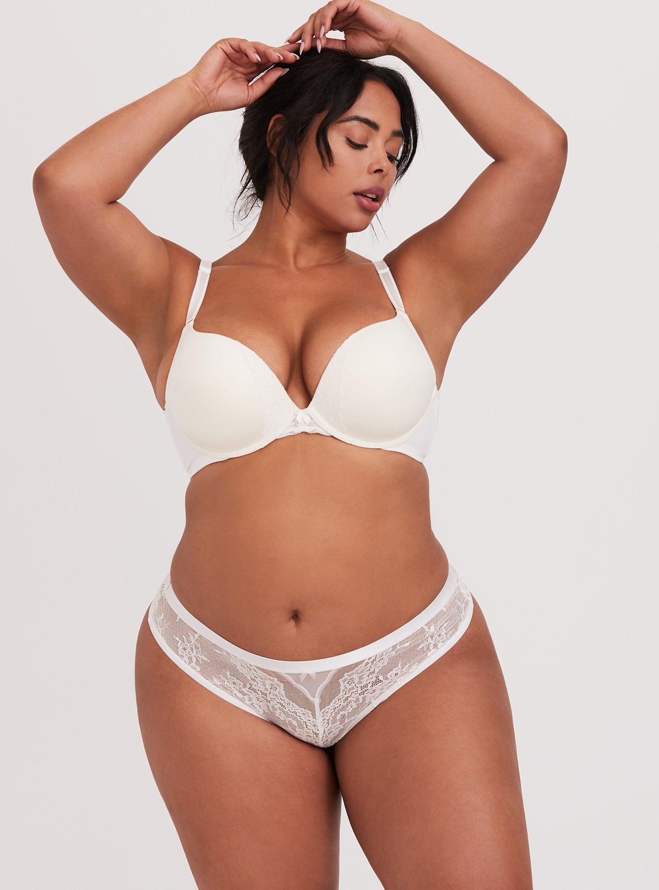 XO Plunge Push-Up Bra, CLOUD DANCER, alternate