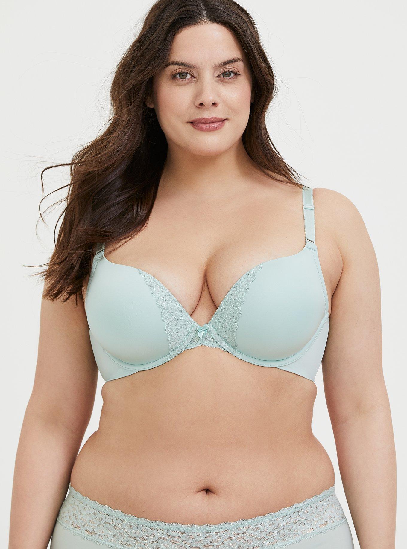 Plus Size - XO Boost Plunge Push Up Smooth NEW 360° Back Smoothing® Bra -  Torrid