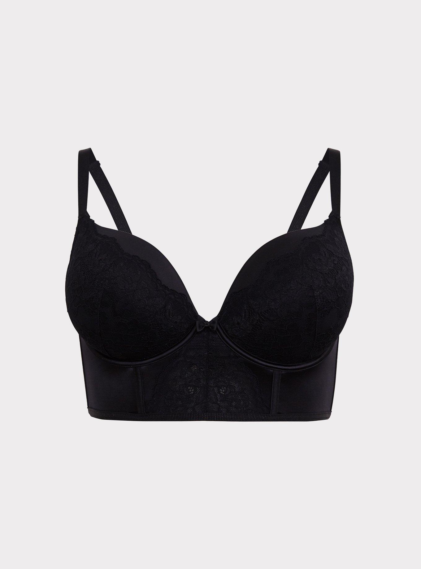 Plus Size - XO Plunge Push-Up Bra - Torrid, image size:1360x1836