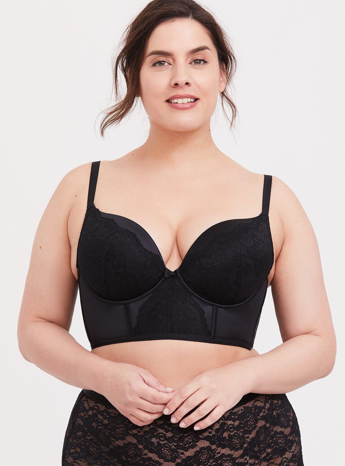 Plus Size - XO Plunge Push-Up Bra - Torrid