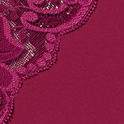 Microfiber And Lace Mid-Rise Hipster Lattice Back Panty, NAVARRA, swatch