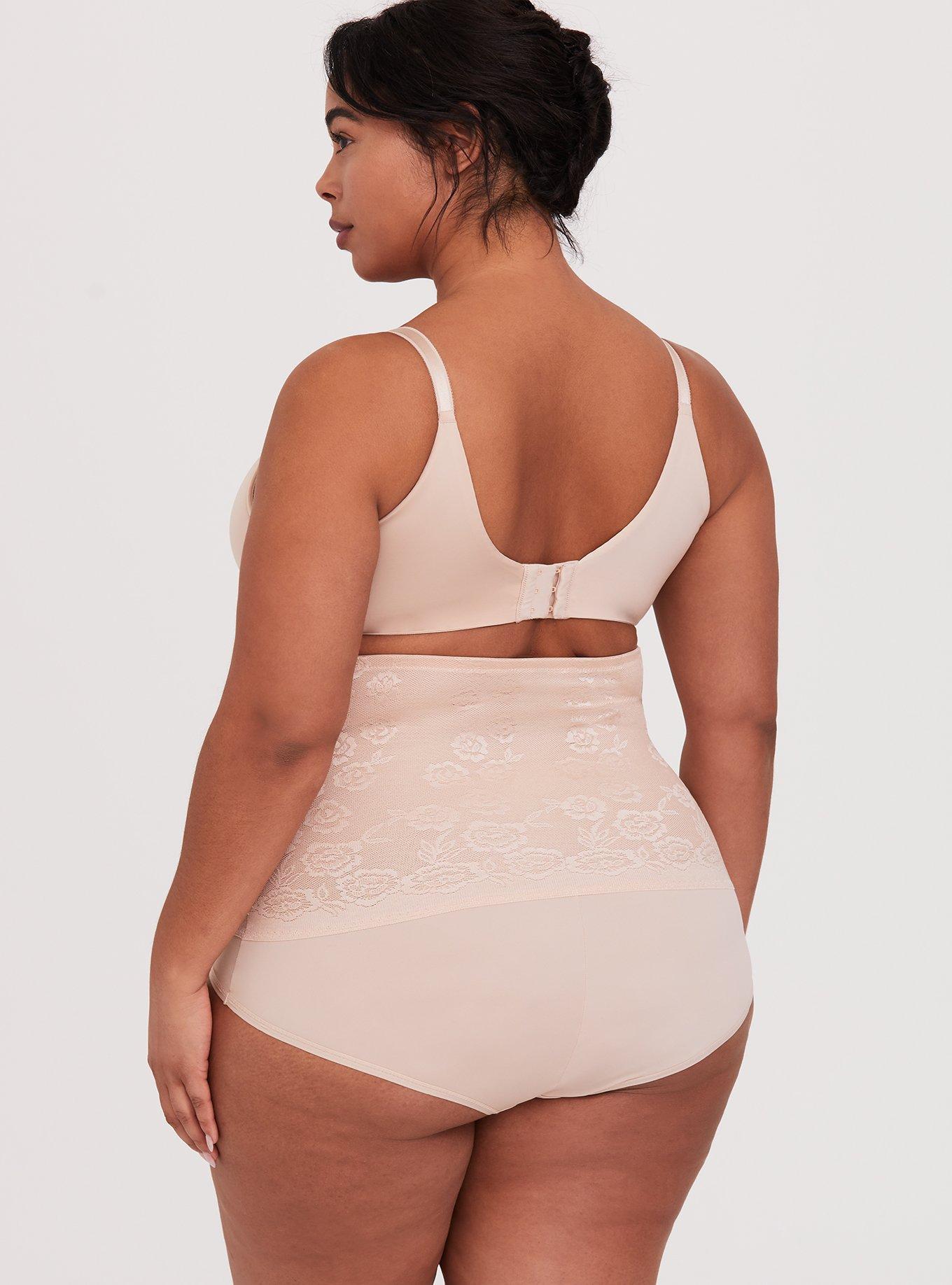 Microfiber Ultra High Waist Brief 360&deg; Smoothing&trade; Panty, ROSE DUST, alternate