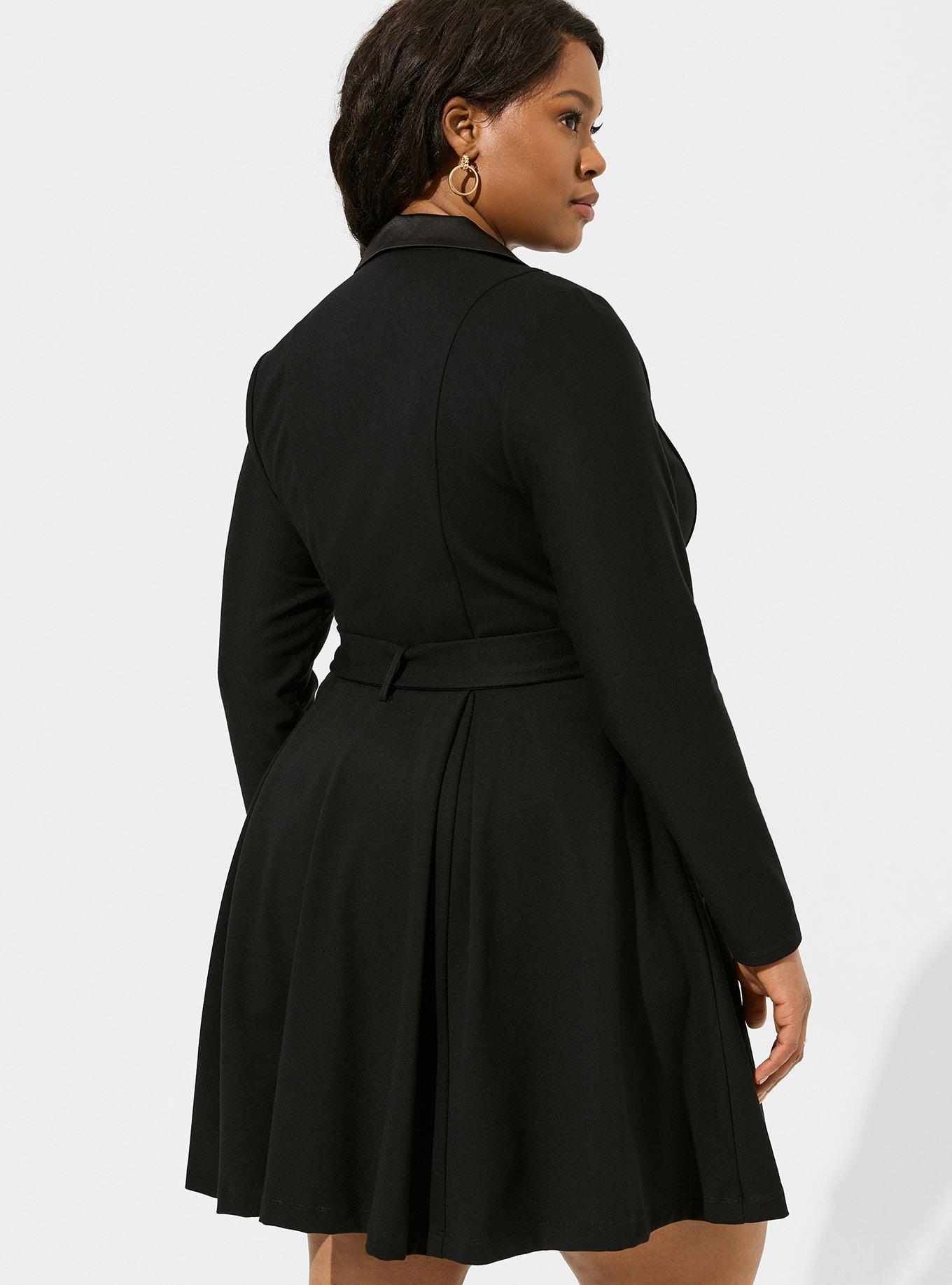 Plus Size - Mini Tuxedo Dress - Torrid