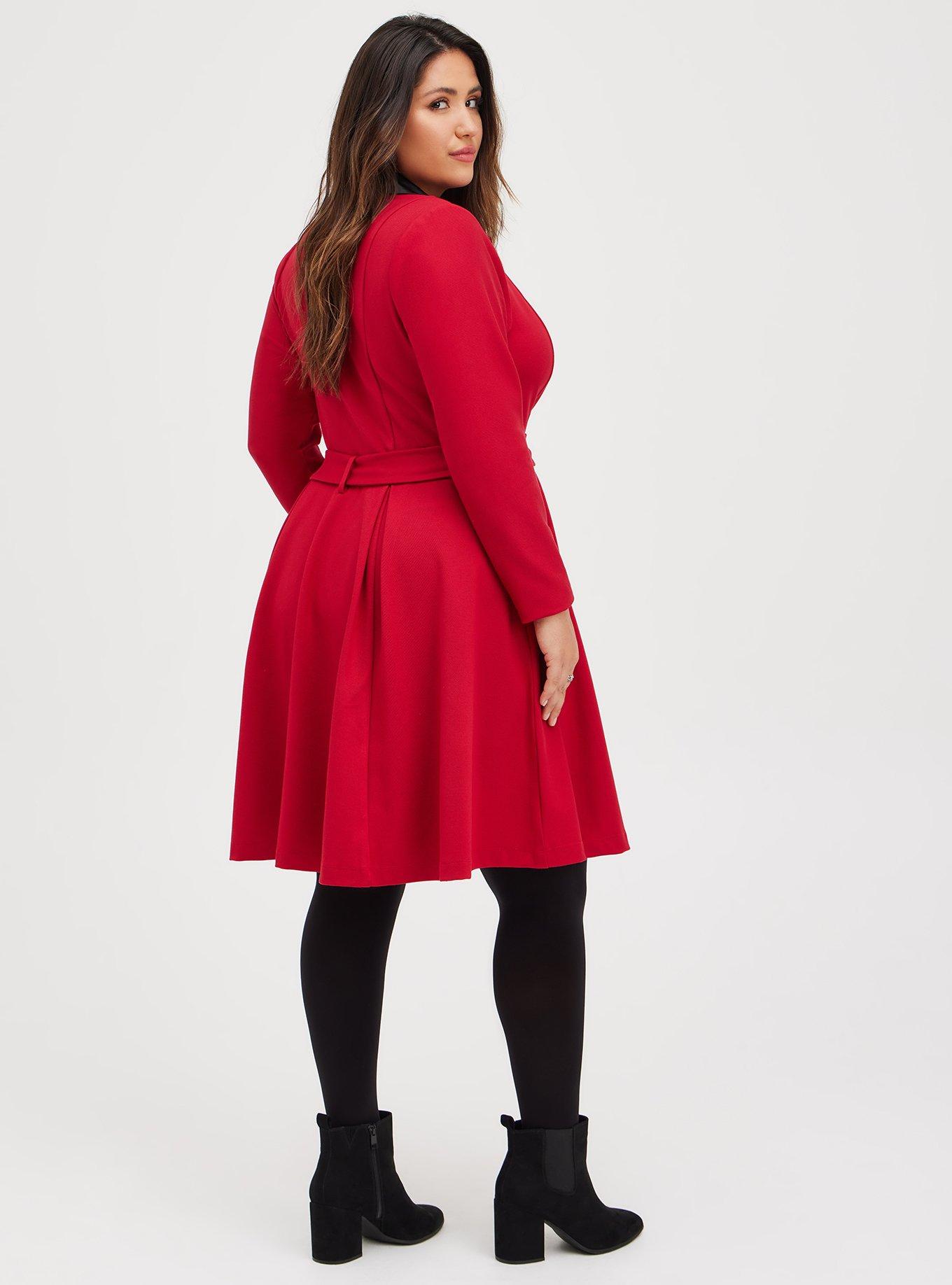 Plus Size - Mini Tuxedo Dress - Torrid