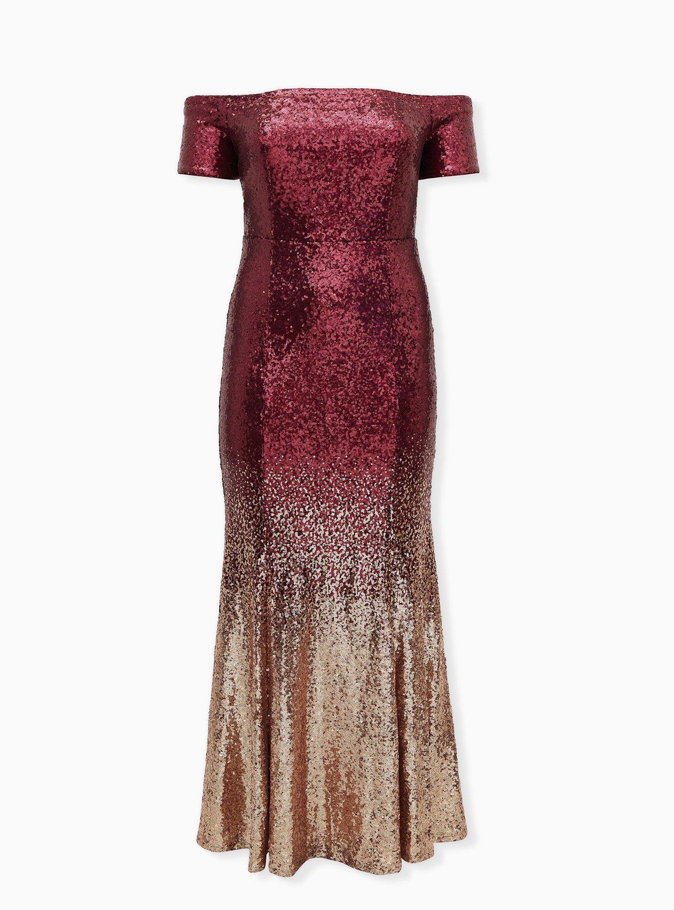 strapless open back dress Burgundy sweetheart off shoulder tulle long prom dress tulle formal dr –  dresstby main image 1