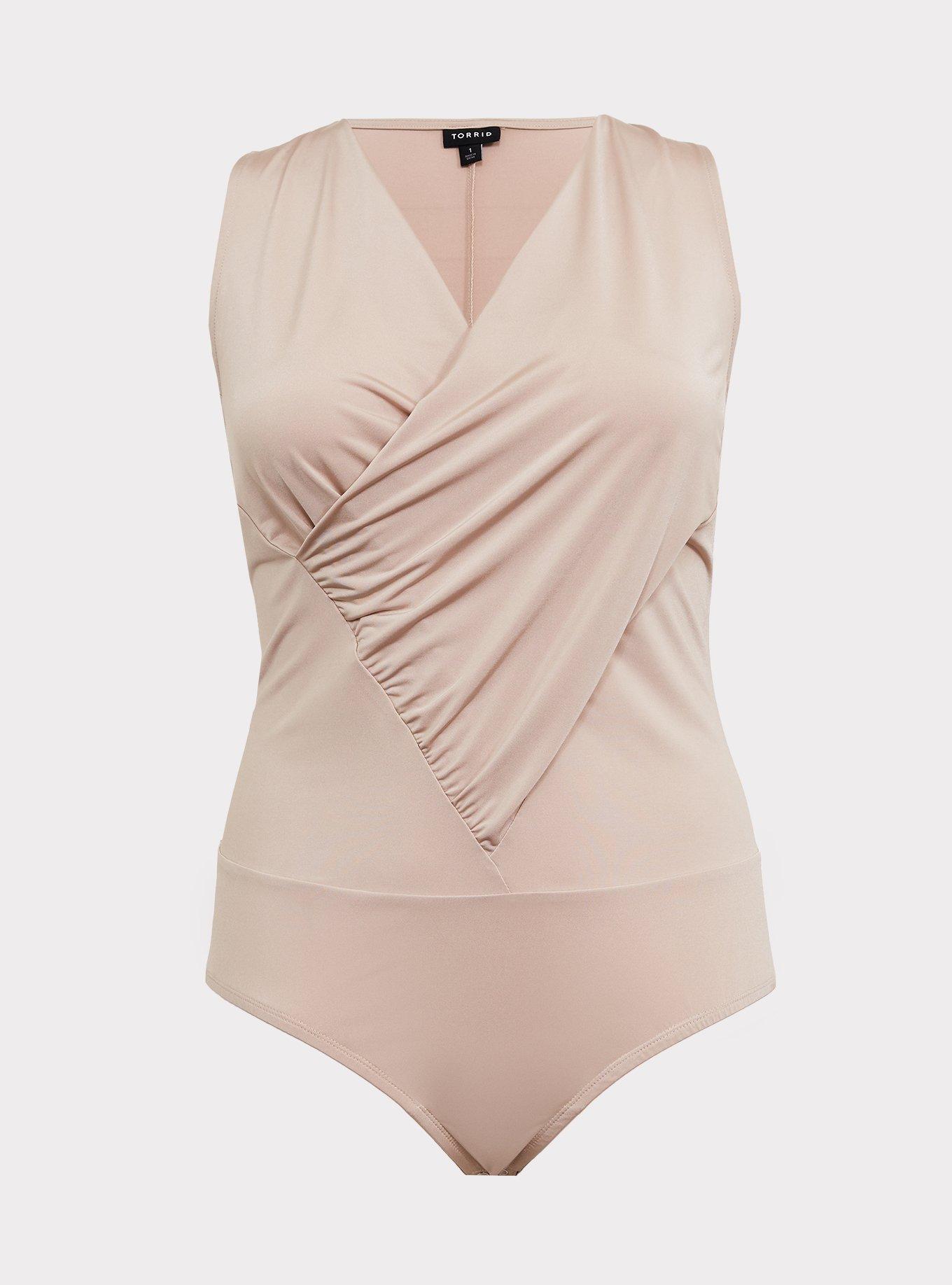 Surplice Knit Bodysuit