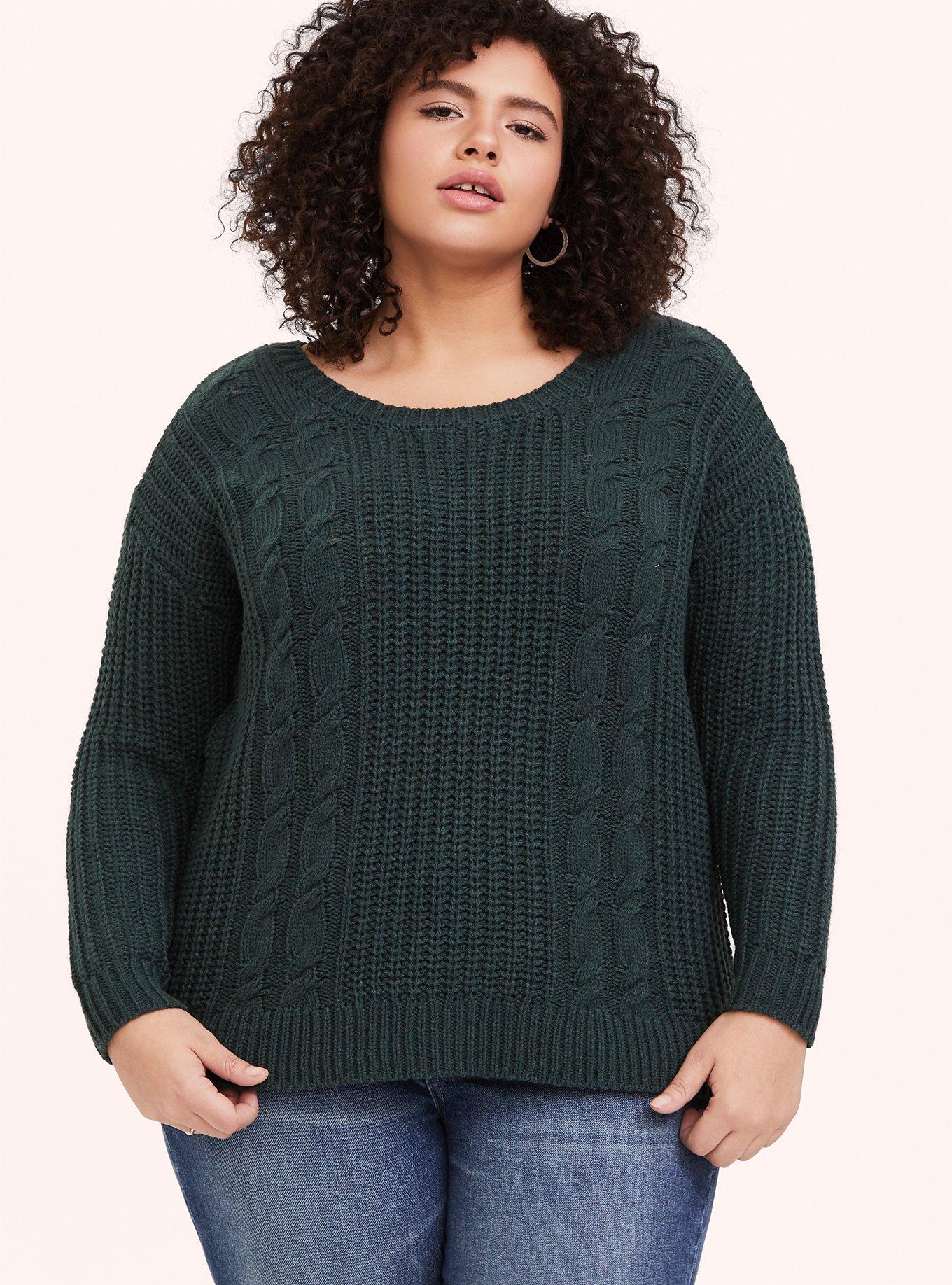 Keyhole back clearance sweater