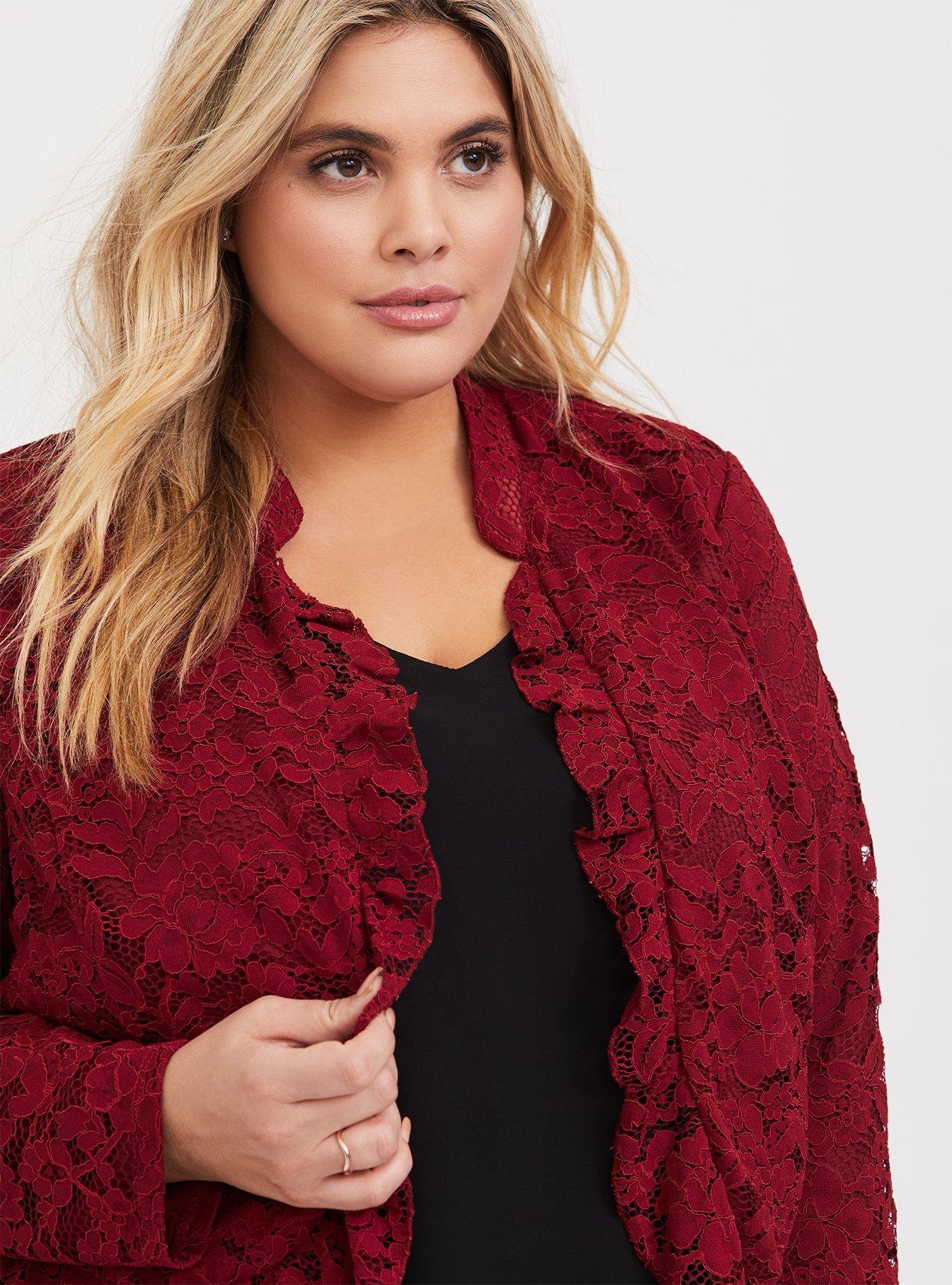 Torrid lace outlet jacket