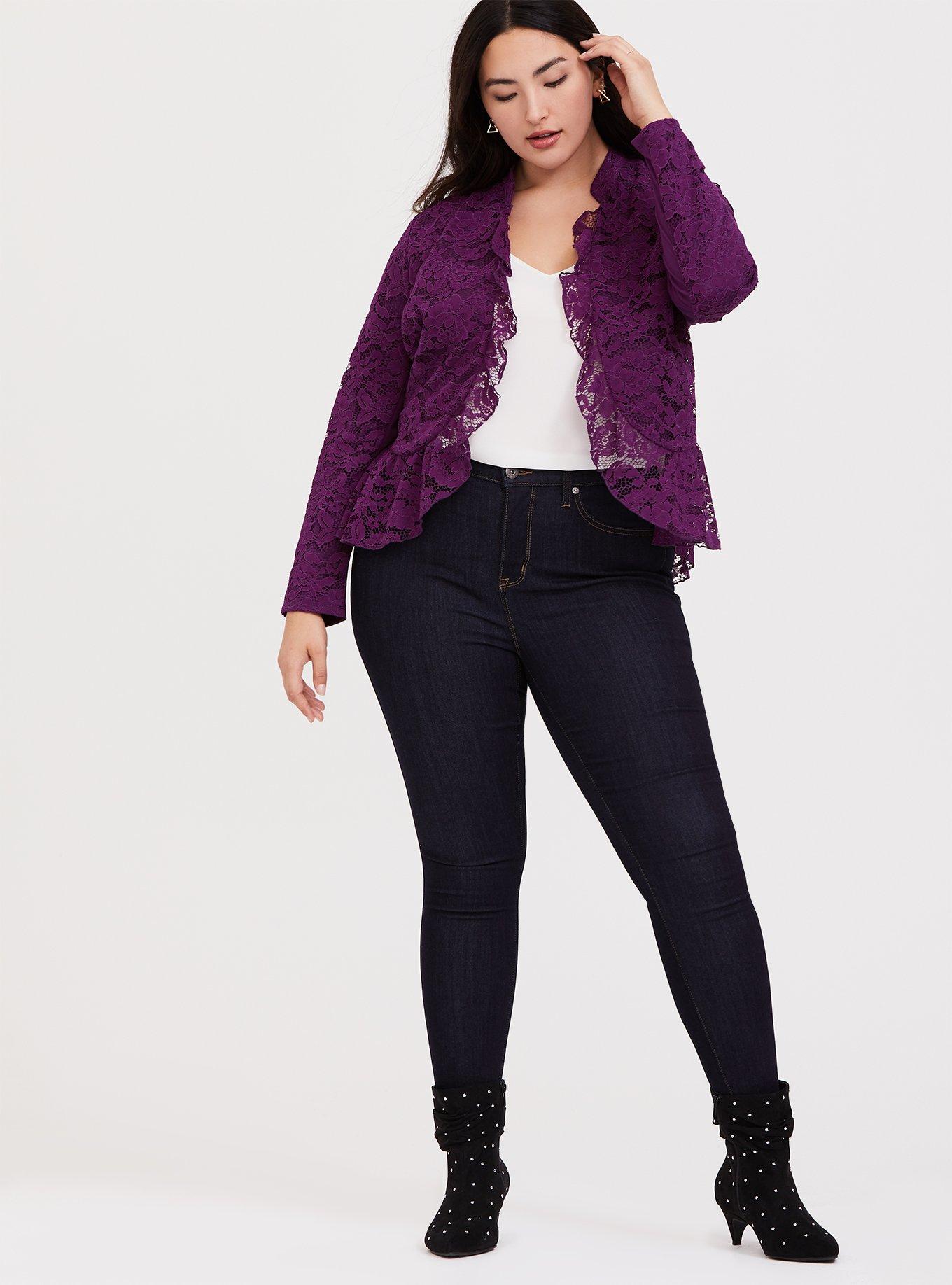 Plus Size Lace Blazer Torrid