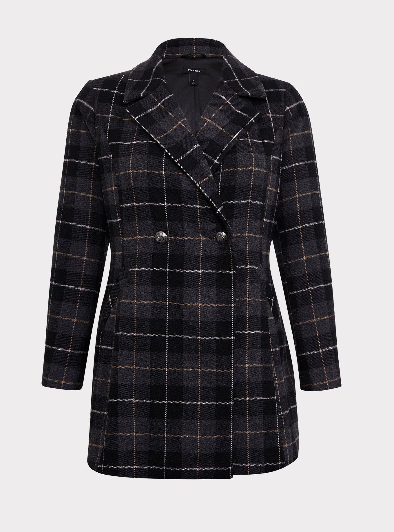 Plus Size - Wool Coat - Torrid