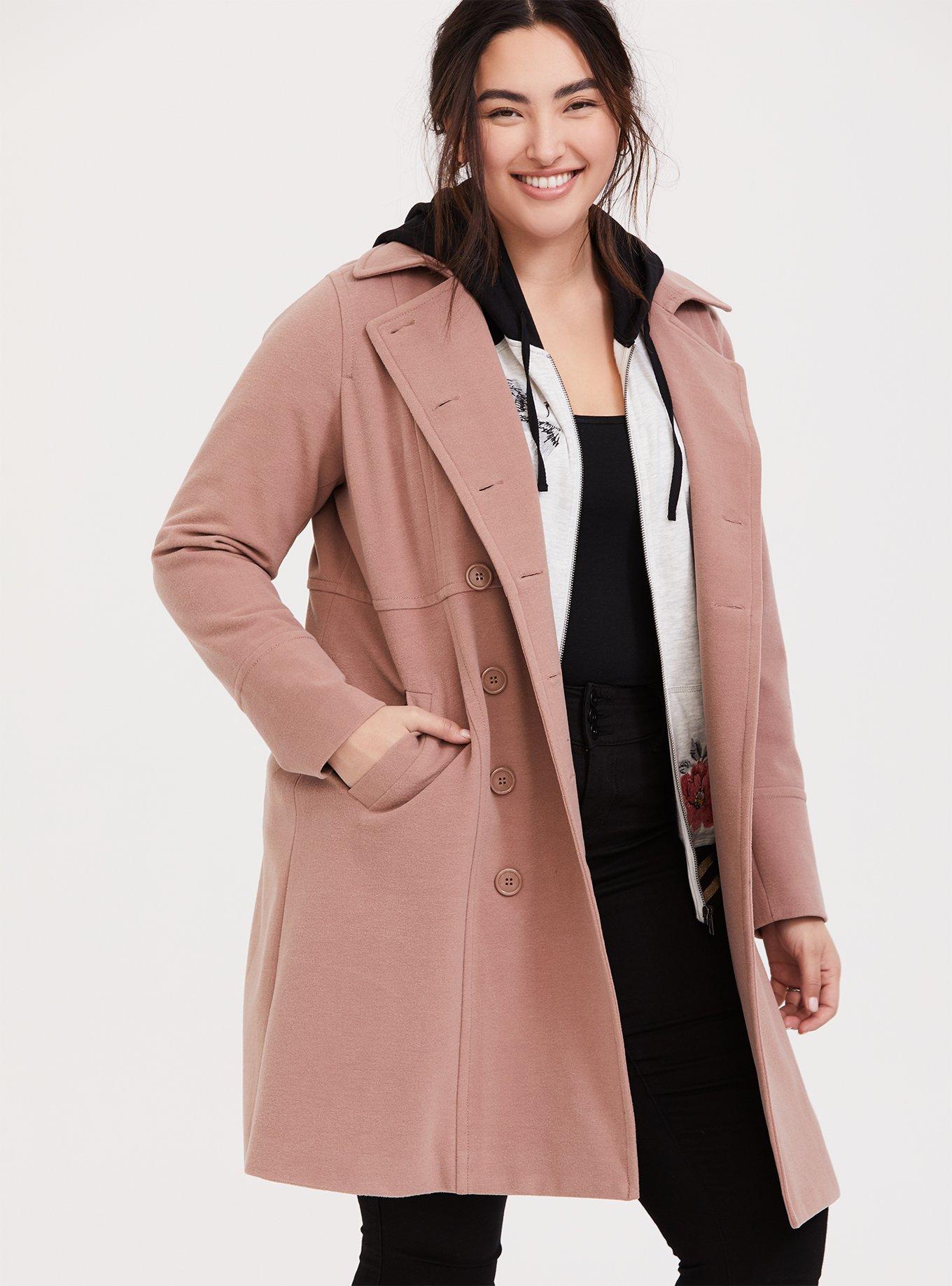 Double-breasted Wool coat ¥48,400 MC023-3315-DARK-NAVY-