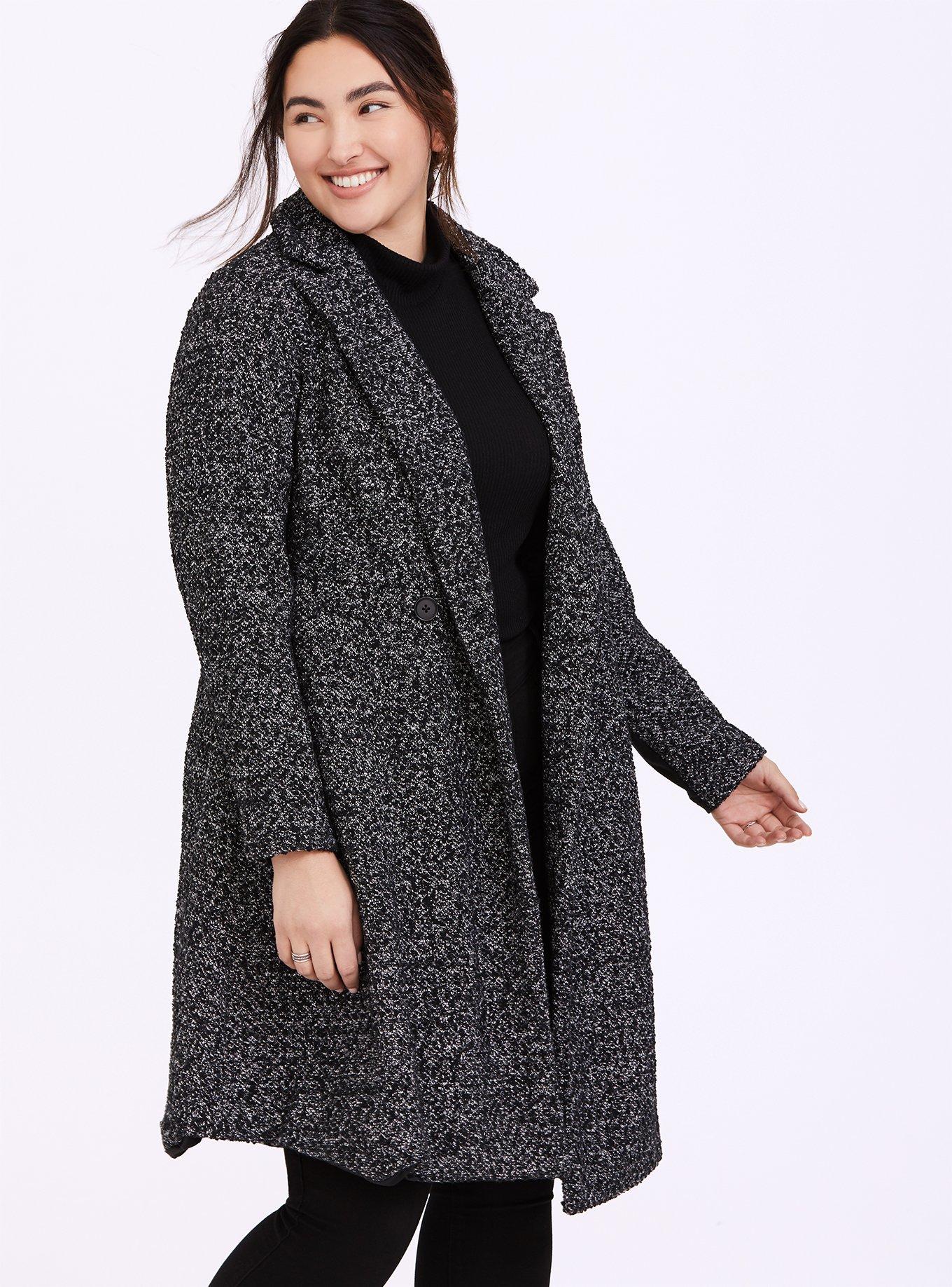 Torrid fit clearance and flare coat