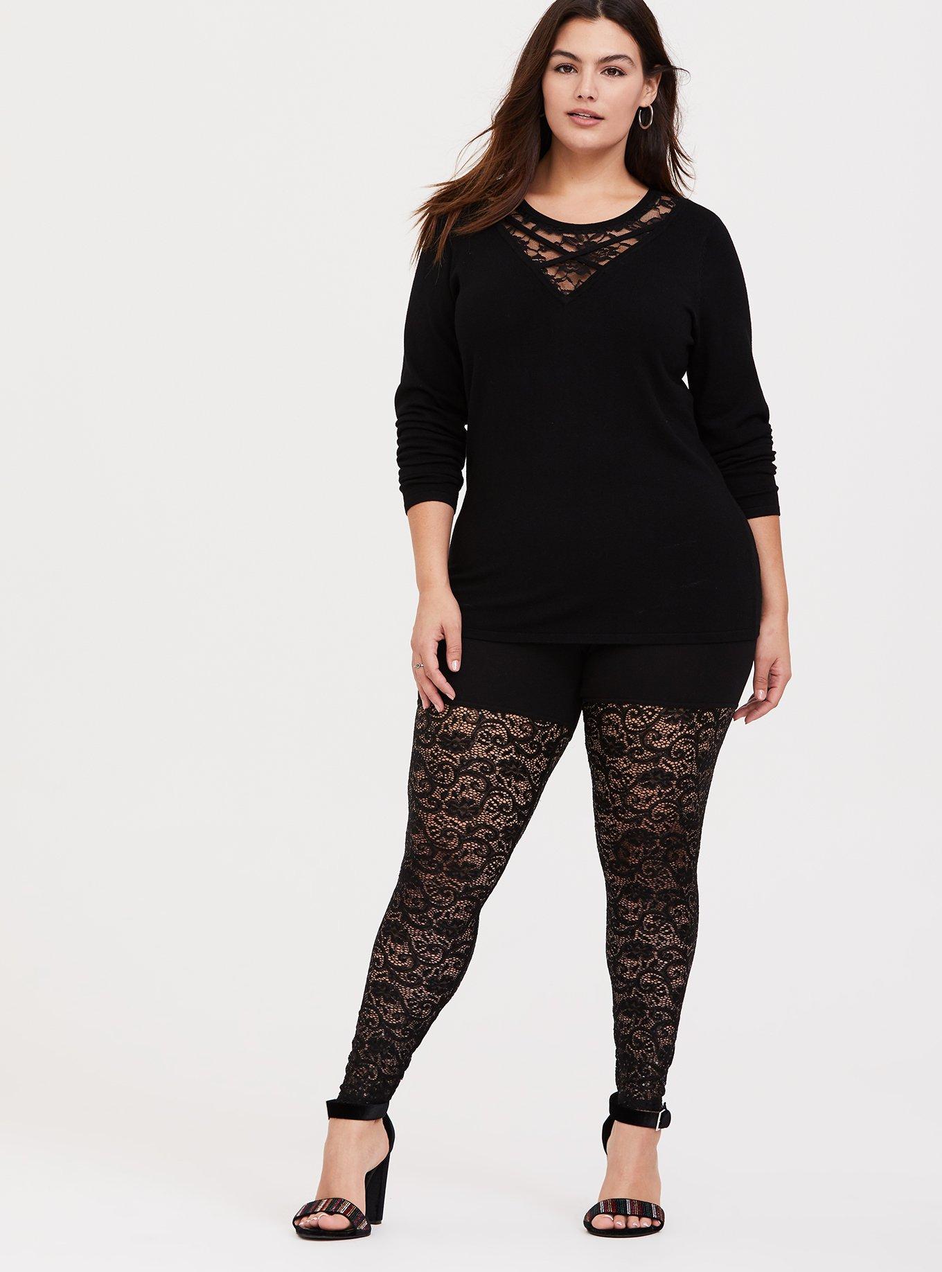 Plus Size - Sheer Chocolate Brown Tights - Torrid