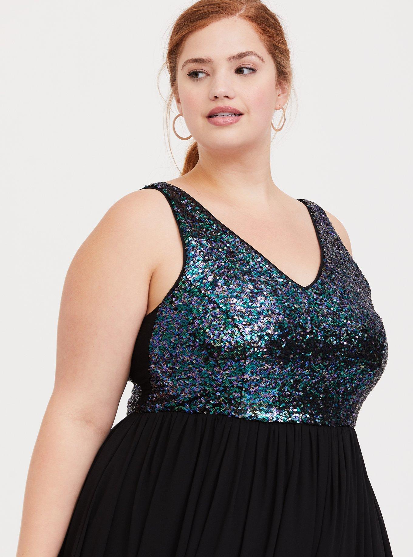 Torrid sparkly dress discount