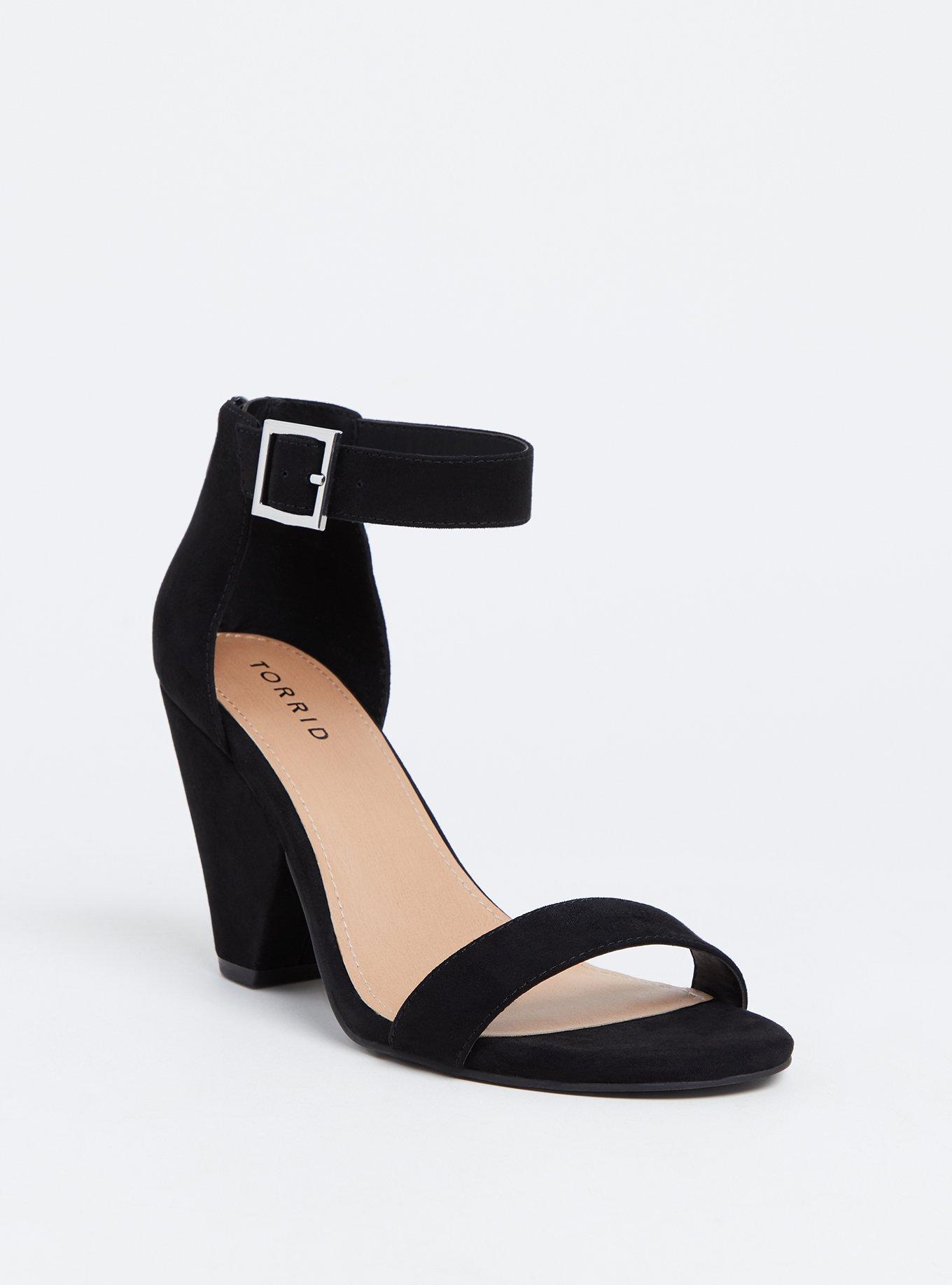 Extra Wide Width, Cone Heel Strap Sandal