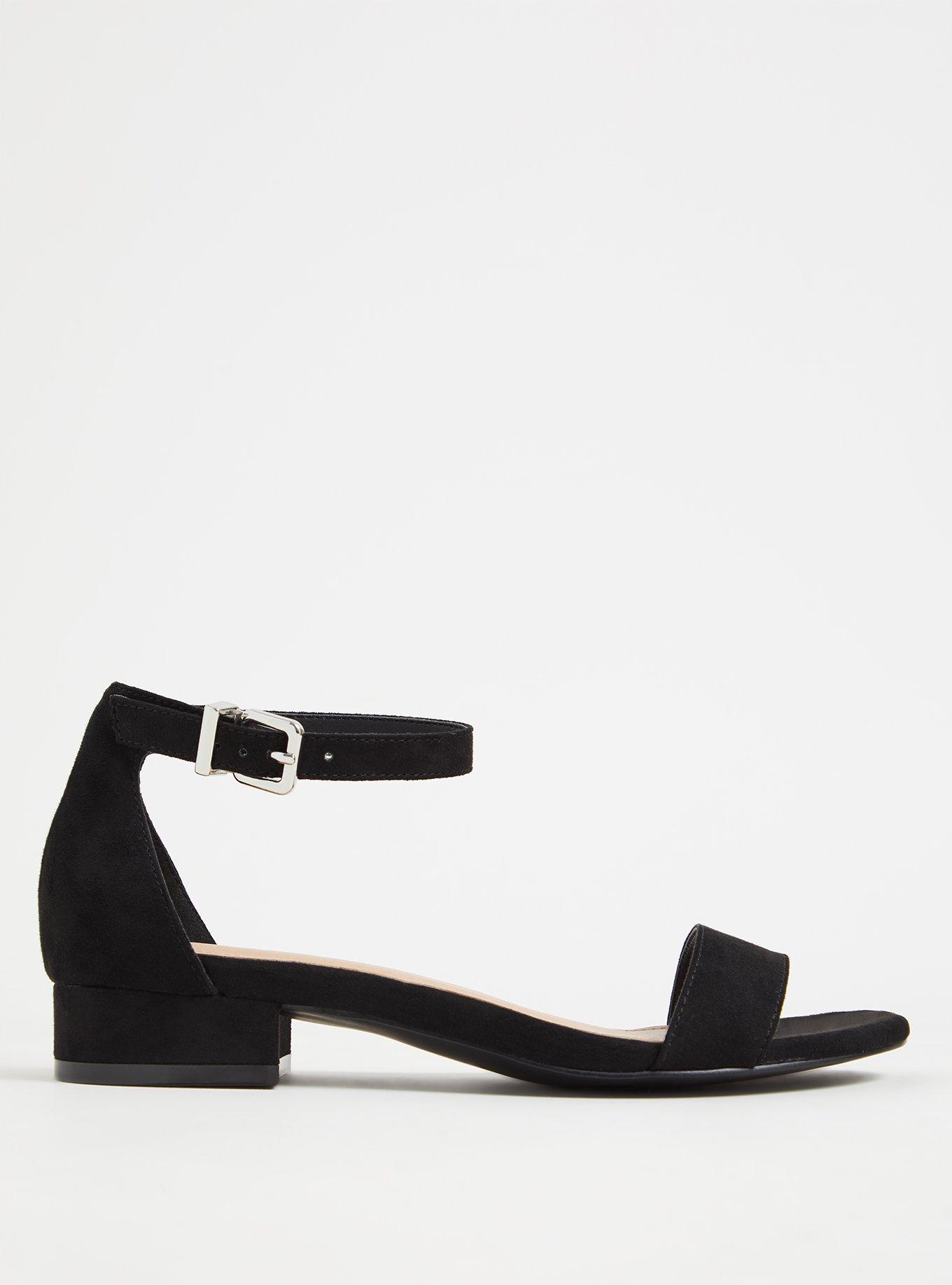 Black Suede Open Toe Platform Sandals, MAX 150, Cruise '20