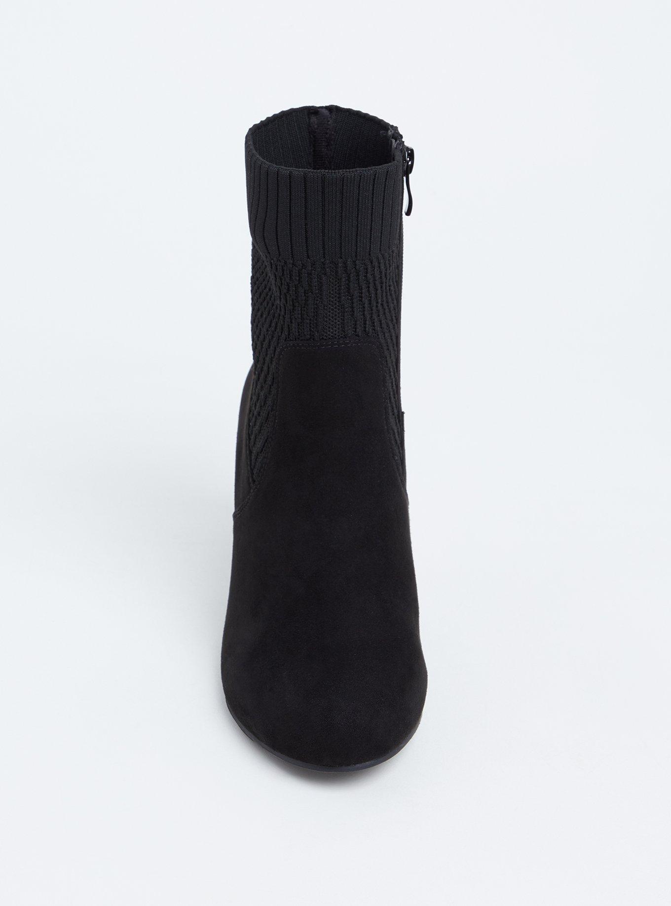 Suede sales sock bootie