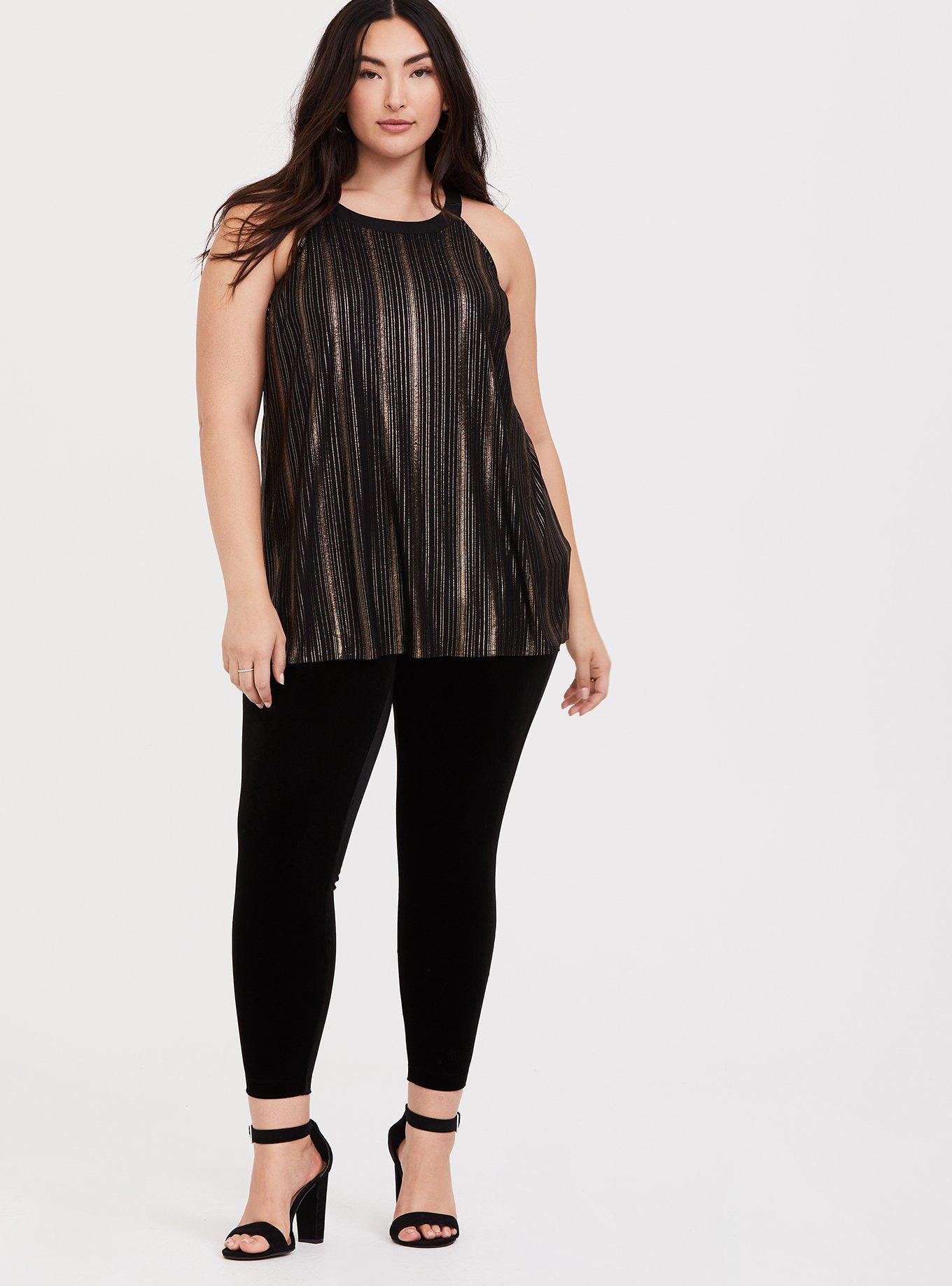 Velvet Pull-On Pixie Pant - Black, DEEP BLACK, alternate