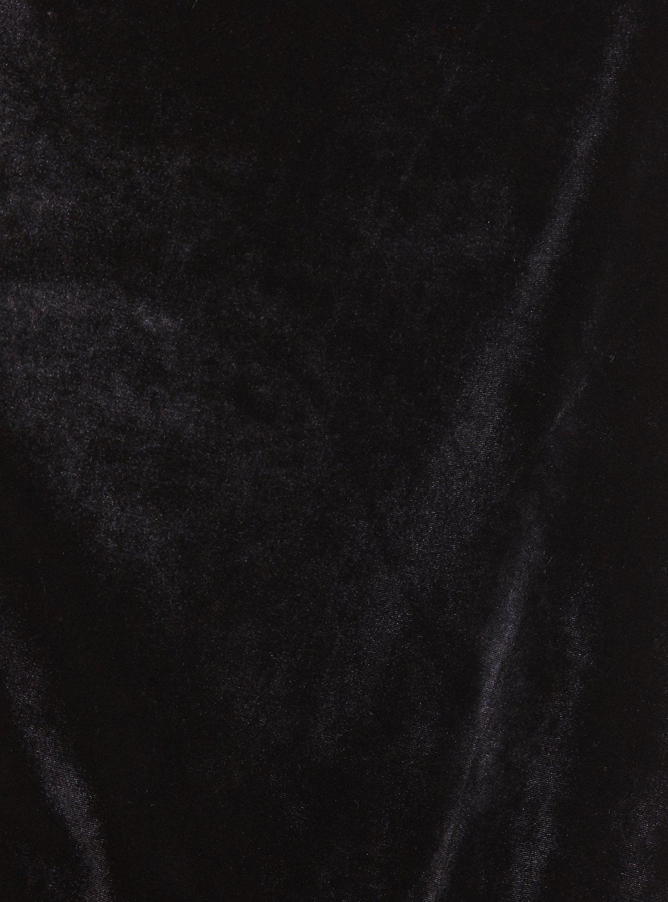 Velvet Pull-On Pixie Pant - Black, DEEP BLACK, alternate