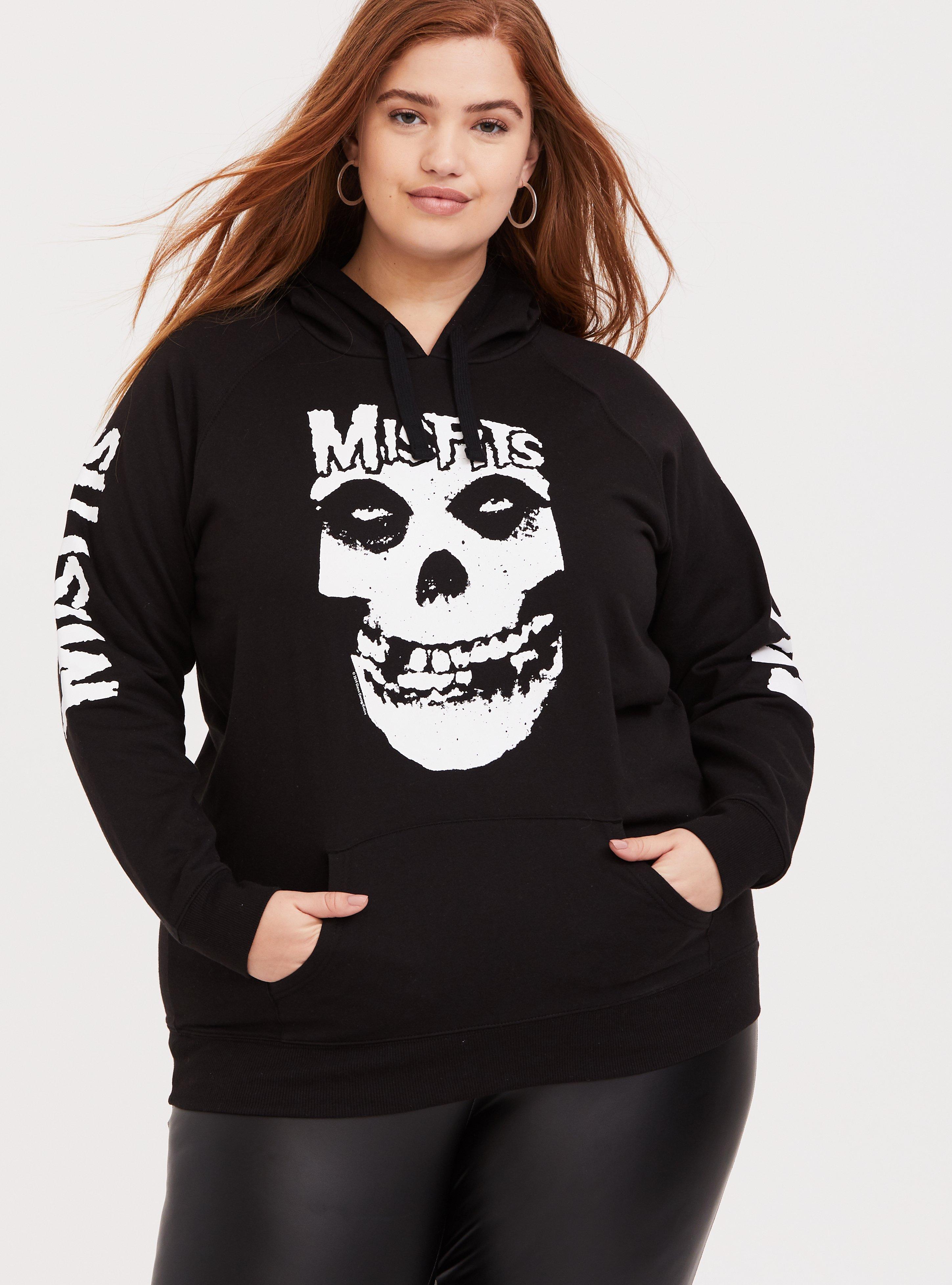 Black and red cheapest MISFITS Hoodie