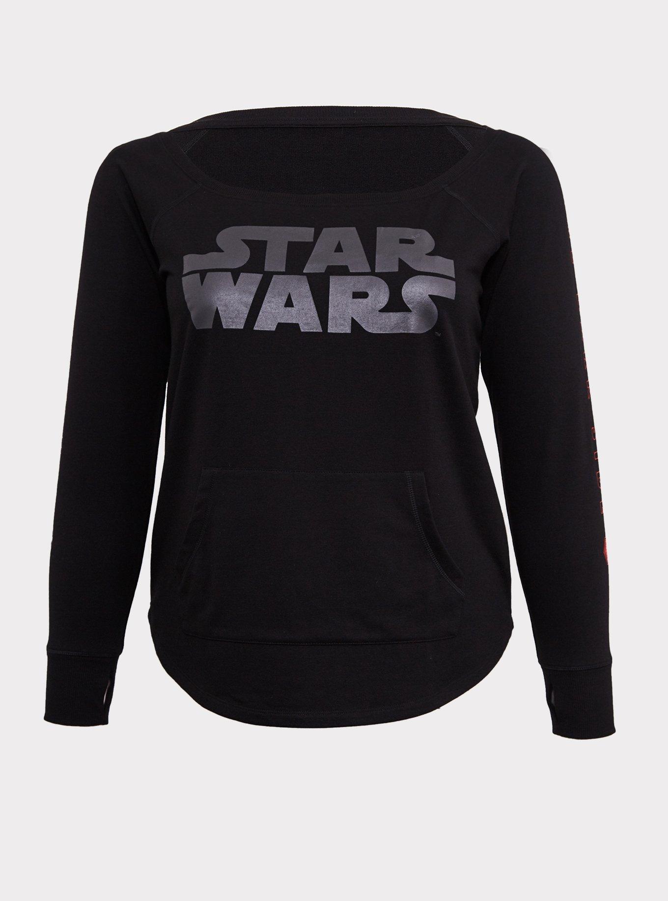 Plus Size - Her Universe Star Wars Episode 9 Black Off Shoulder Active ...