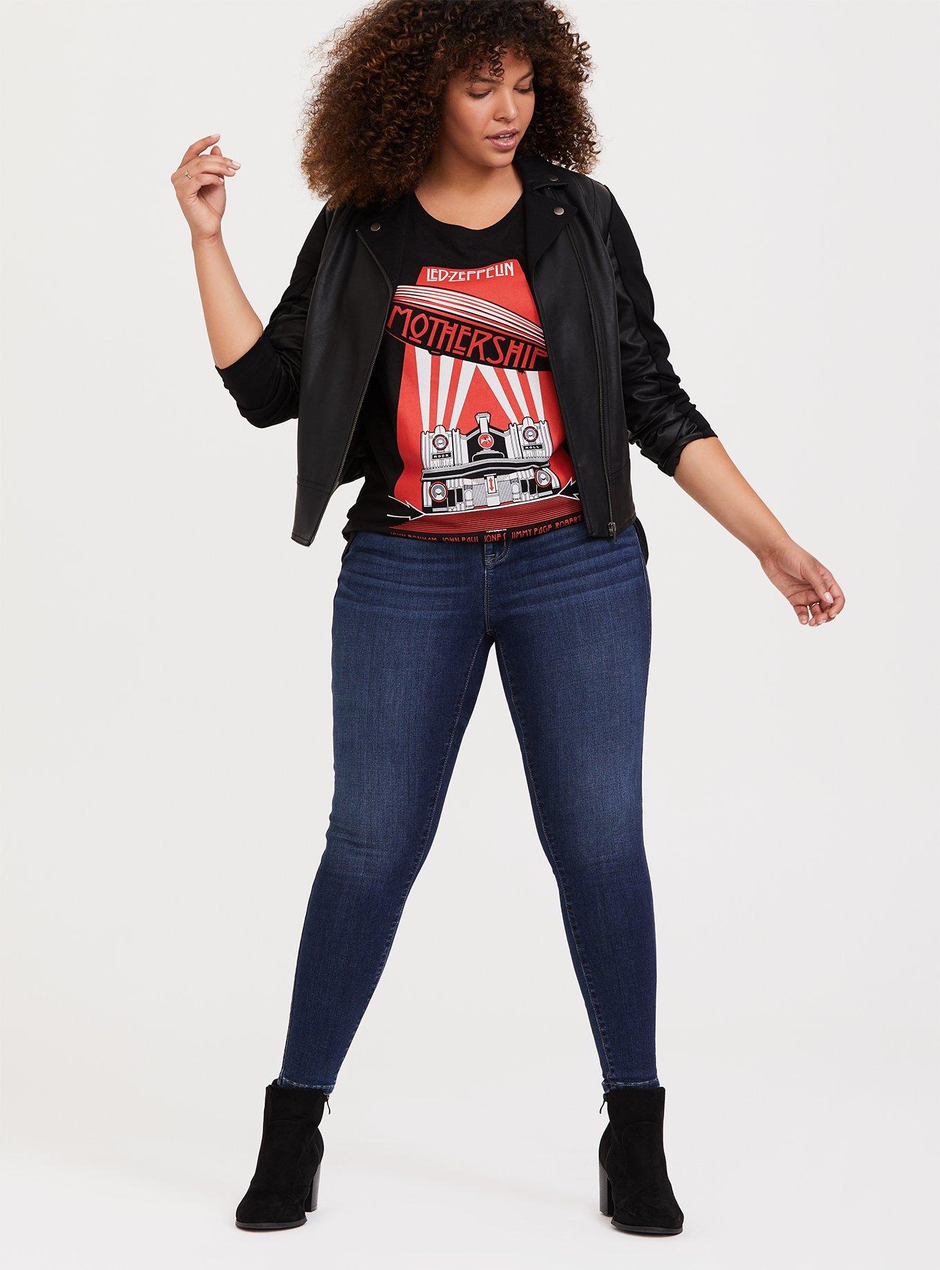 Led Zeppelin Mothership Black Slim Fit Tee, DEEP BLACK, alternate