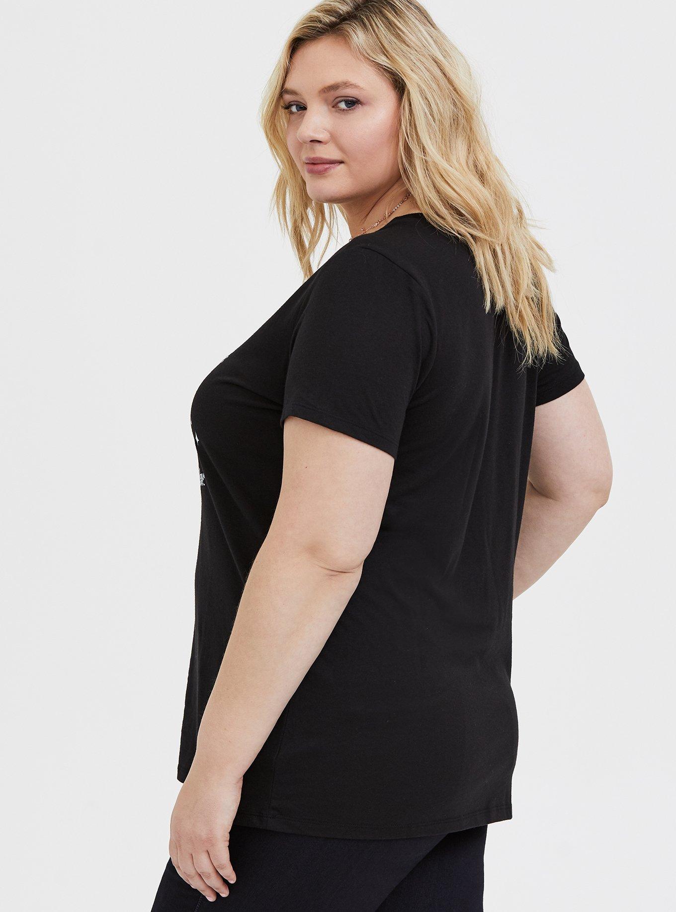 A Christmas Story It's A Leg Black Crew Tee, DEEP BLACK, alternate