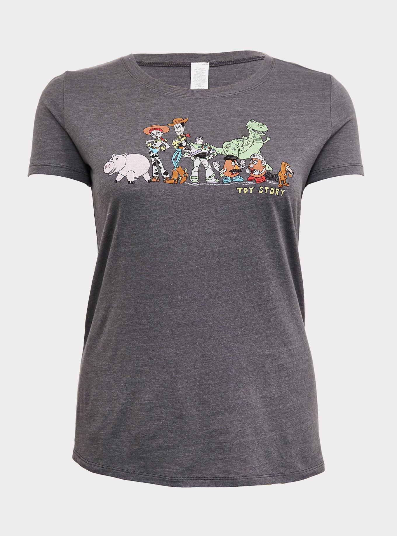 Disney Pixar Toy Story Character Grey Crew Top, , hi-res