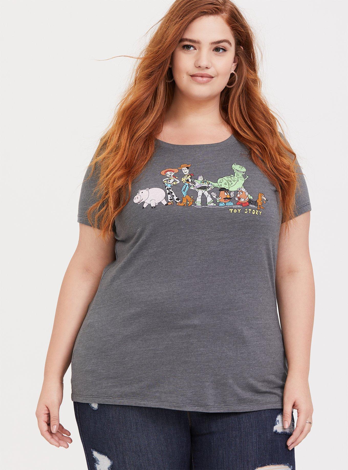 Disney Pixar Toy Story Character Grey Crew Top, , hi-res