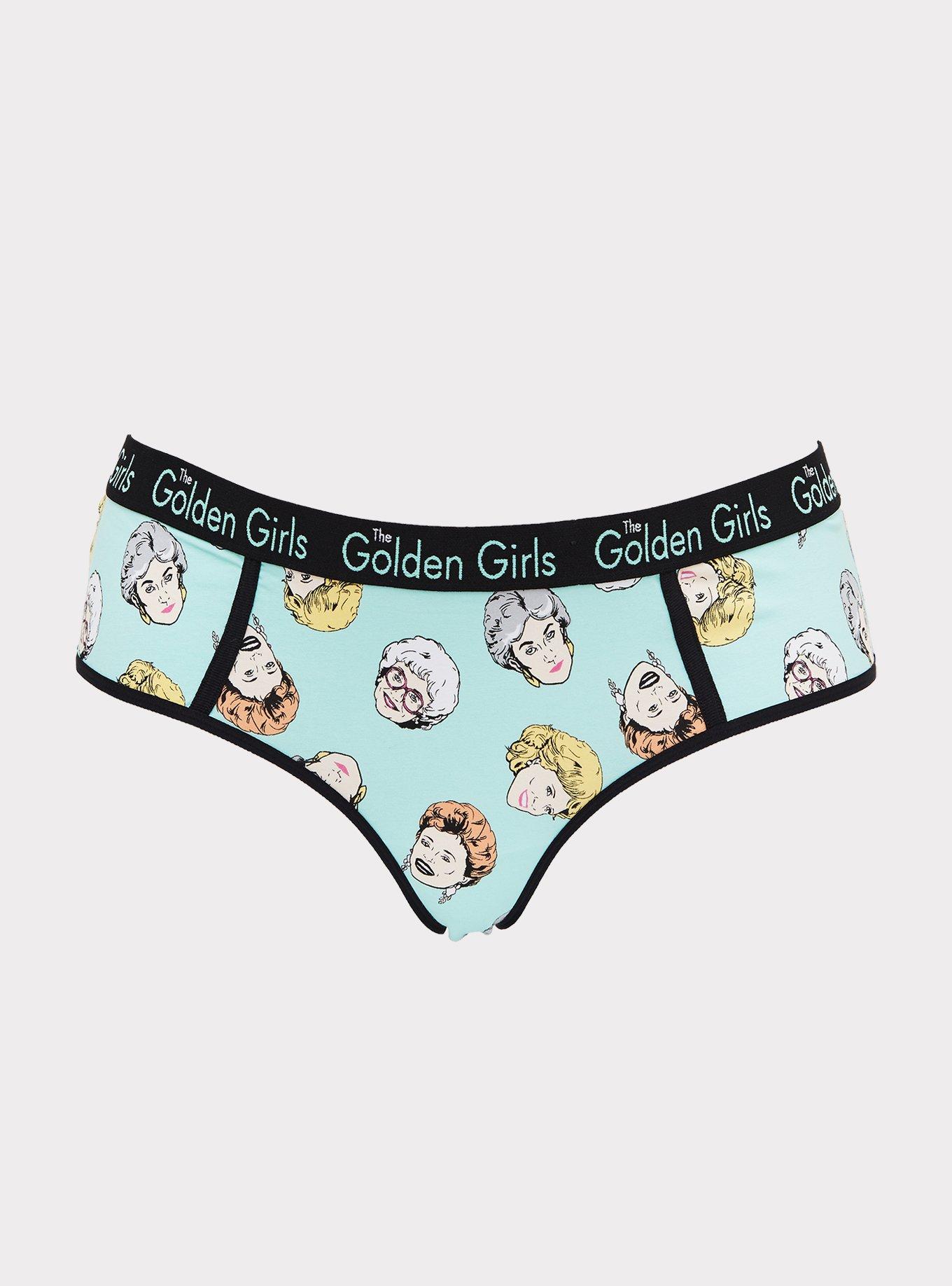 Buy Mid Waist Giraffe Print Hipster Panty in Golden Yellow with