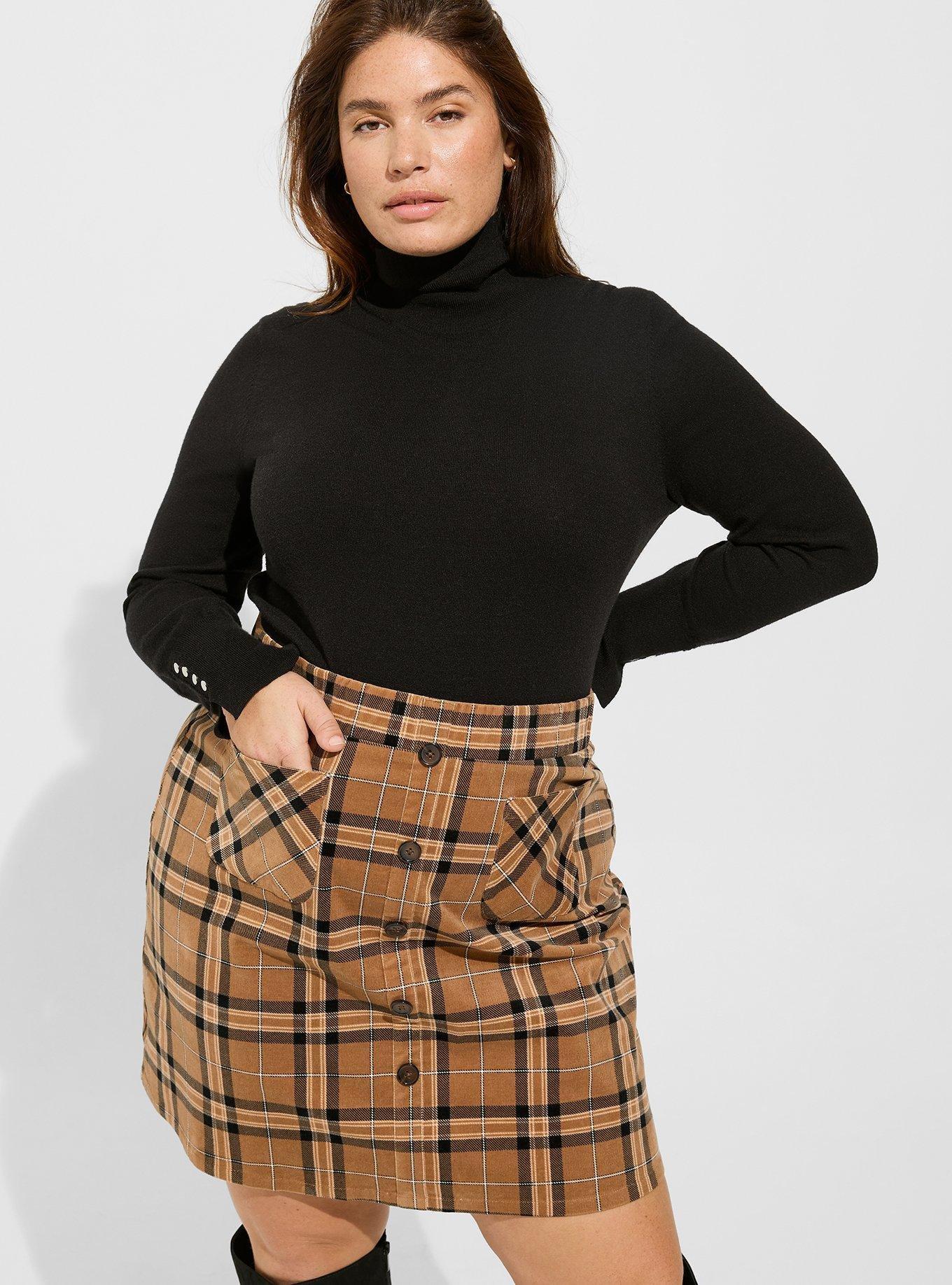 Plus size corduroy outlet skirt near me