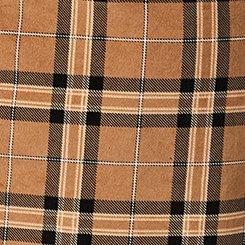 Plus Size Mini Corduroy Button-Front Skirt, MID SUMMER PLAID, swatch