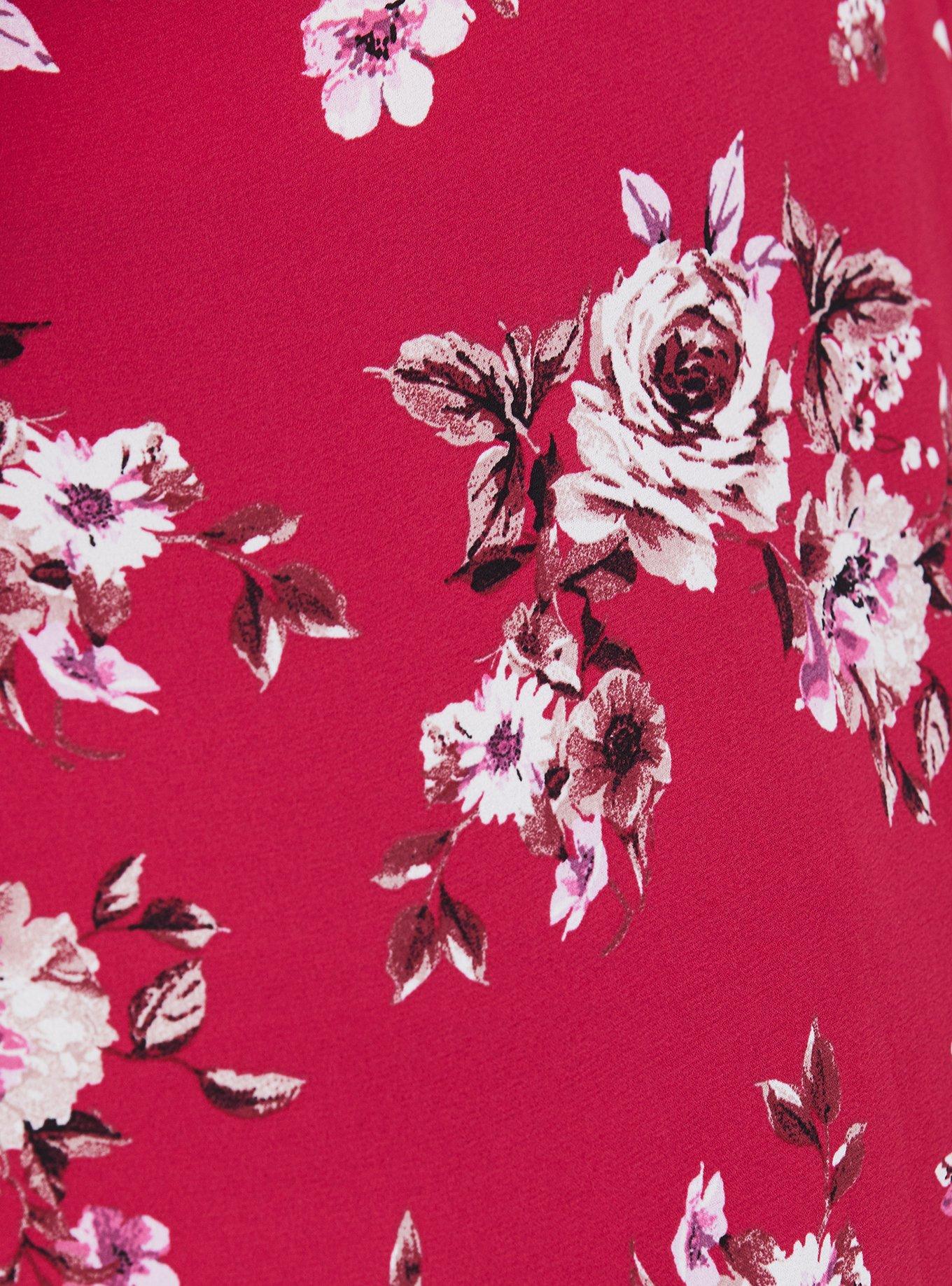 Georgette Tie-Front Blouse, MULTI, alternate