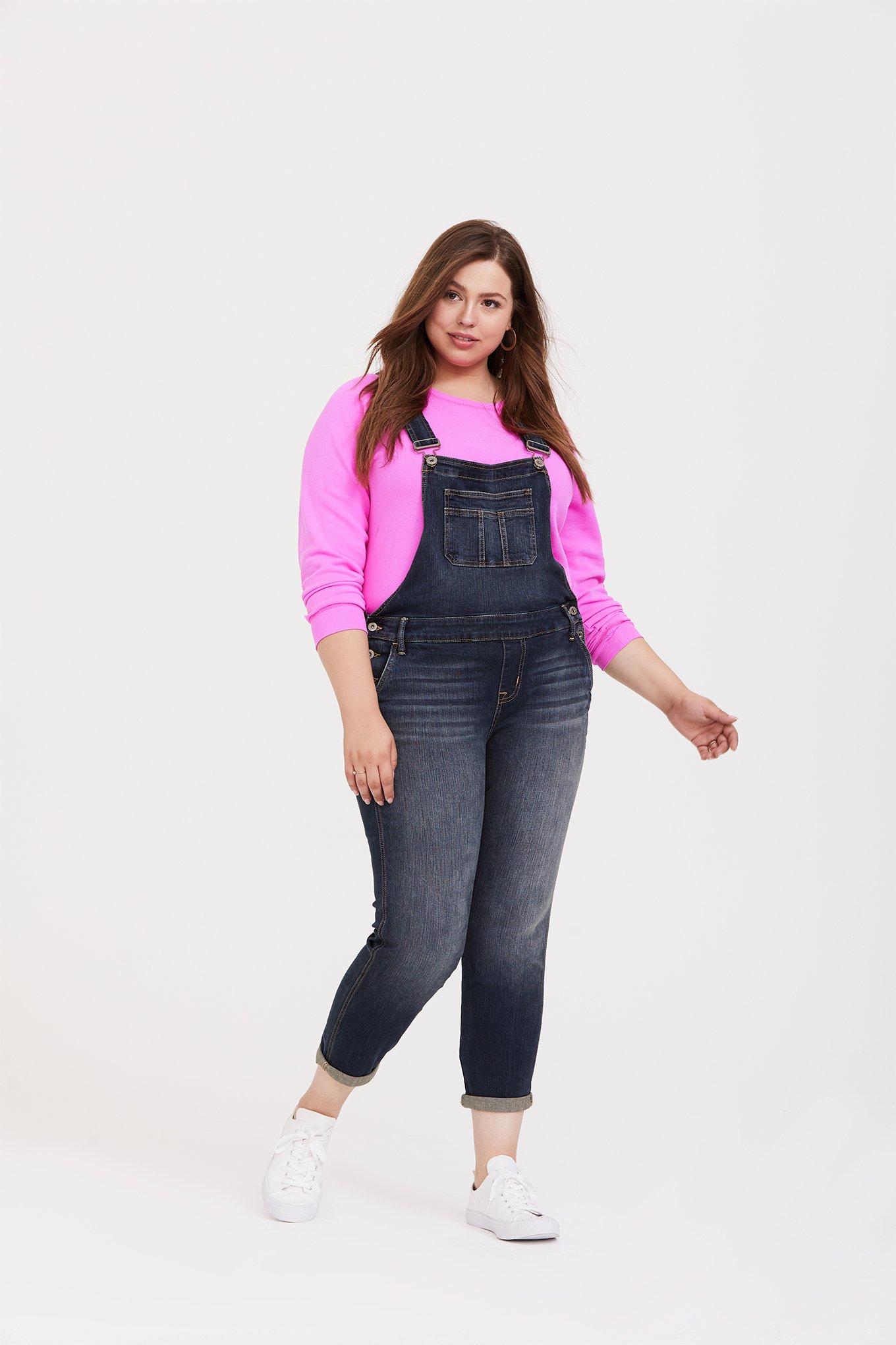 Plus Size - Neon Pink Pullover Raglan Sweatshirt - Torrid