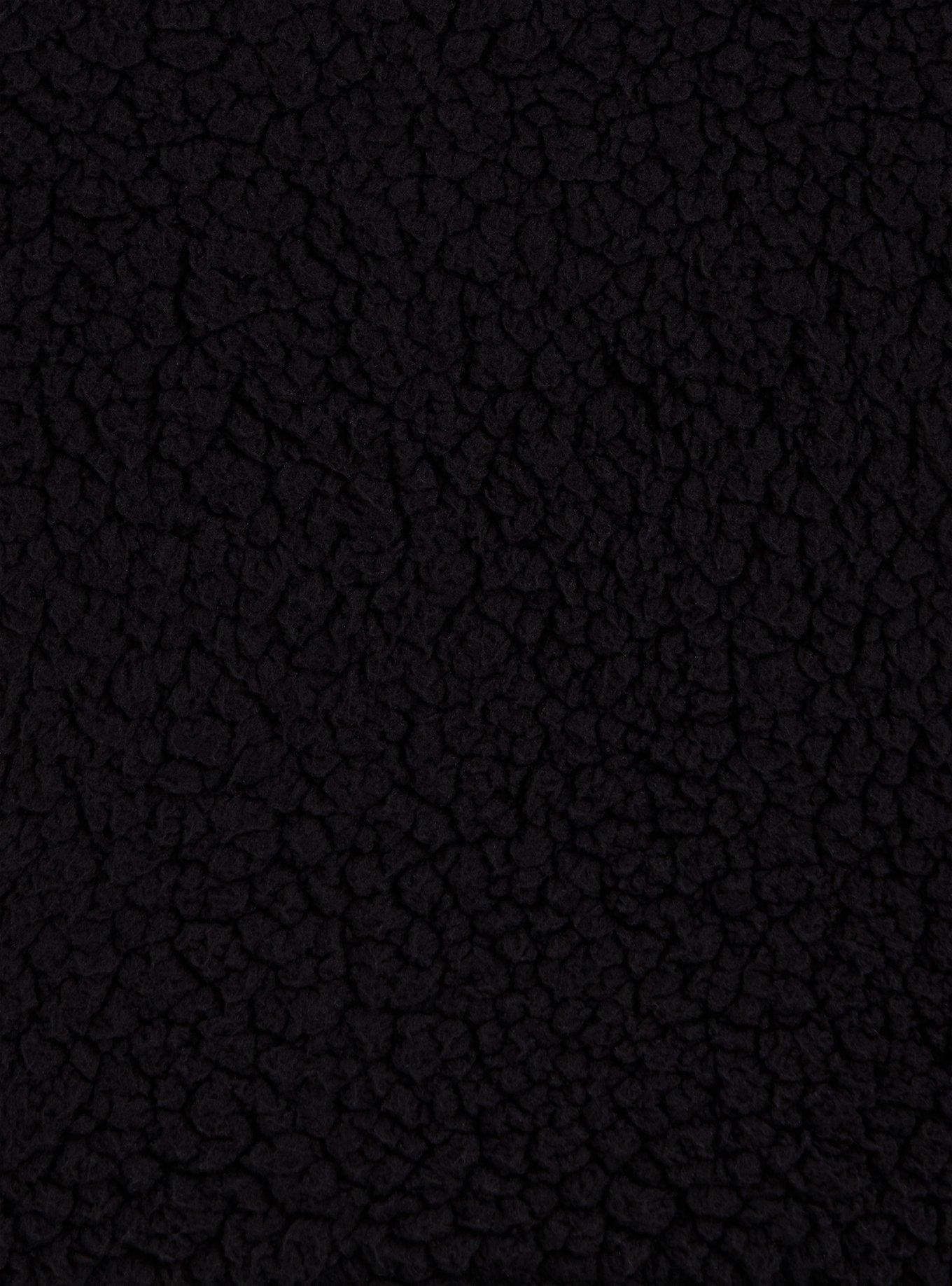 Sherpa Half Zip Active Pullover, DEEP BLACK, alternate