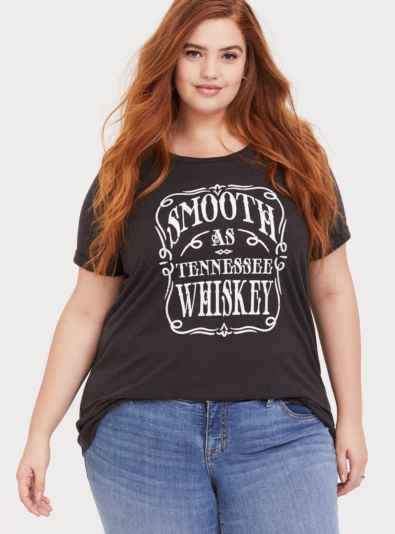 Plus Size Smooth As Tennessee Whiskey Tank Top Women Ring Hole