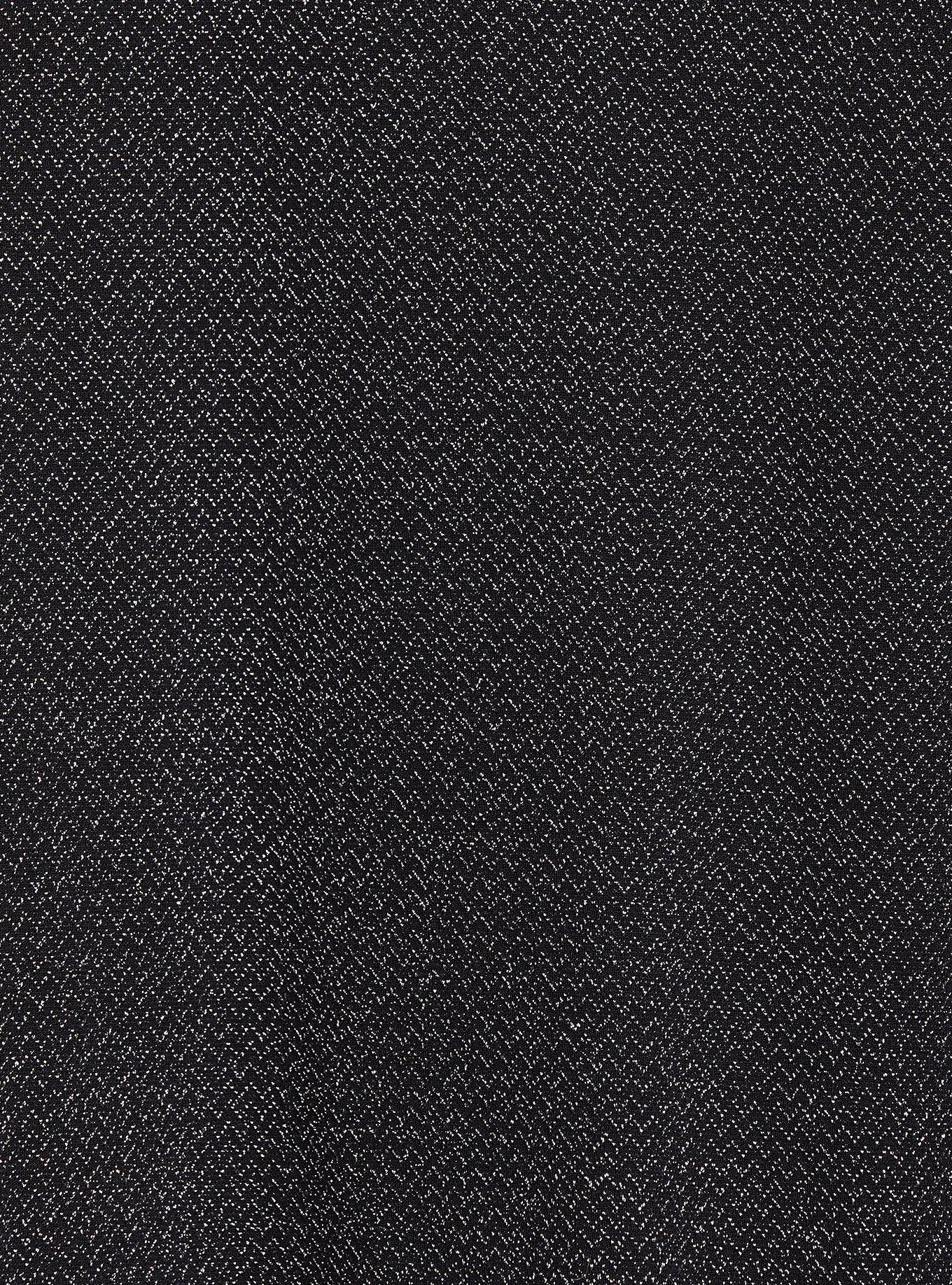 Knit Lurex Bomber, BLACK, alternate