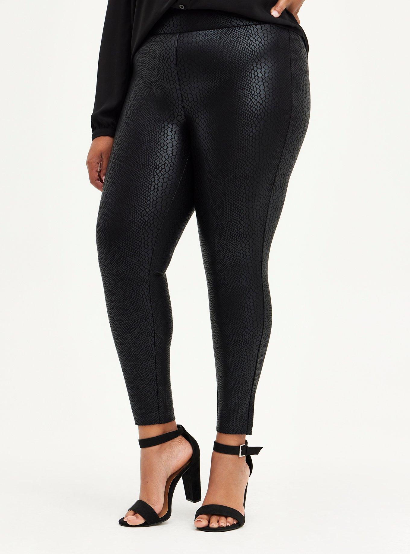 Pixie Skinny Studio Luxe Ponte High-Rise Pant, ANIMAL BLACK, alternate