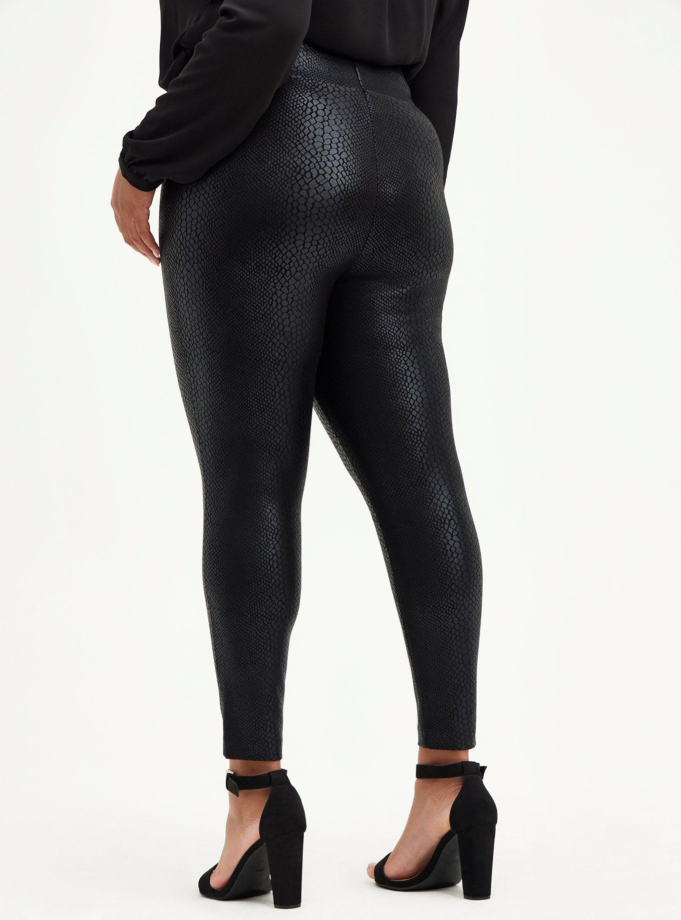 Pixie Skinny Studio Luxe Ponte High-Rise Pant, ANIMAL BLACK, alternate