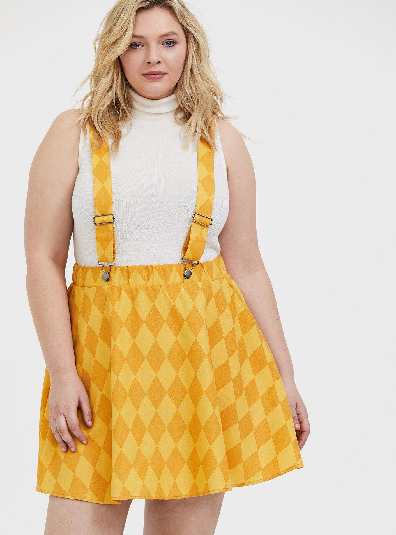 Yellow 2024 overall skirt