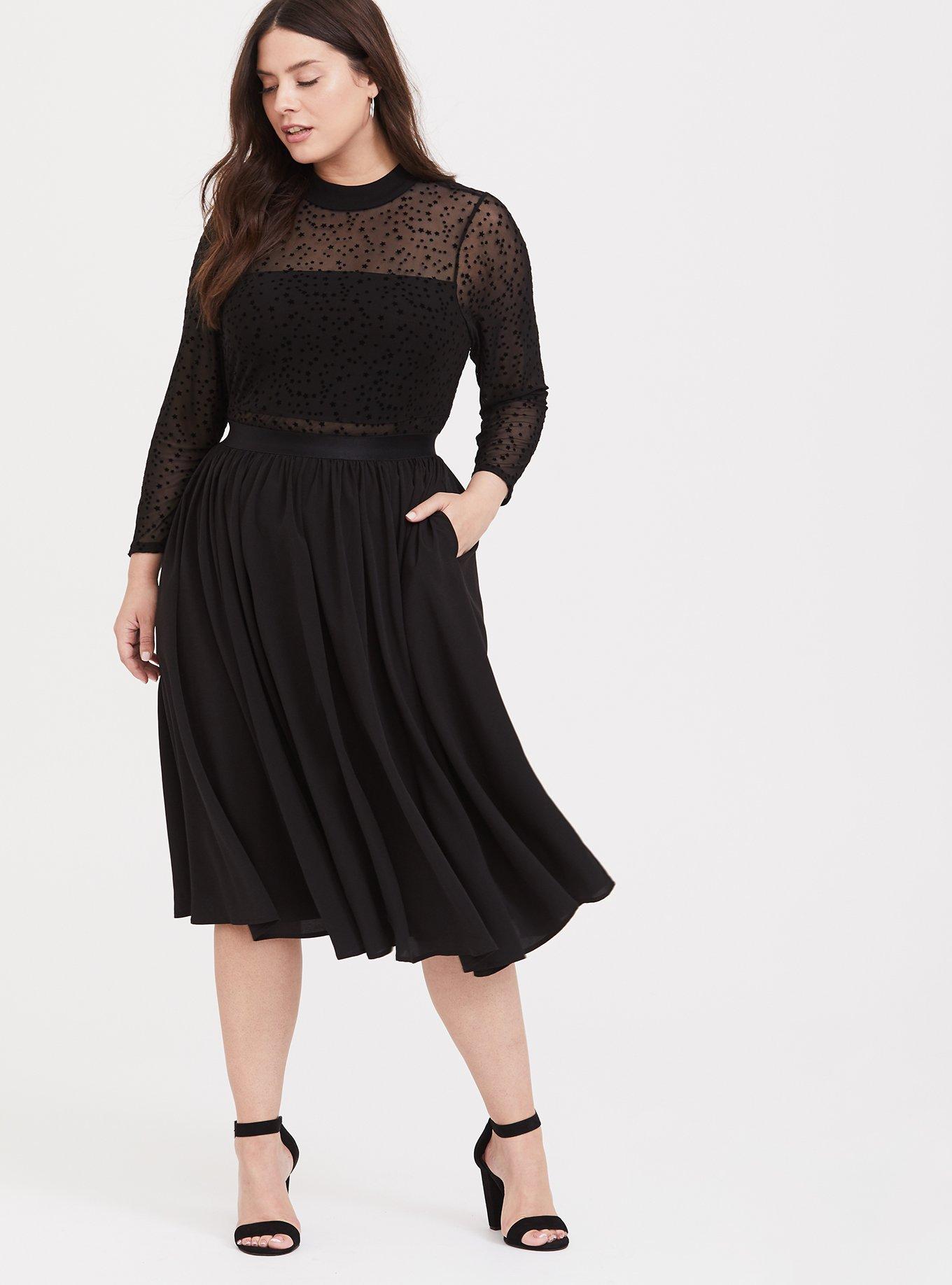 Torrid black cocktail store dress