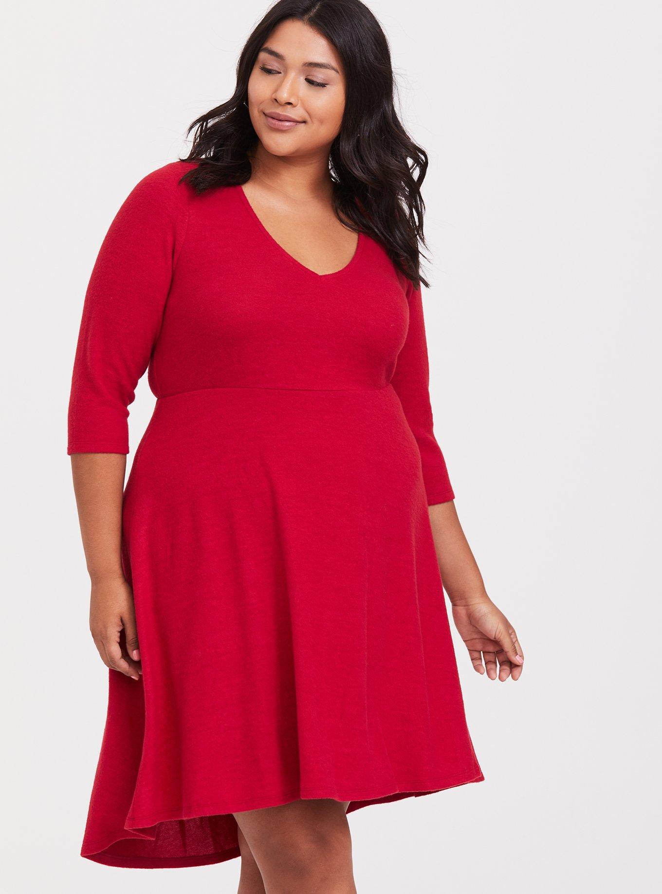 Torrid store red dress