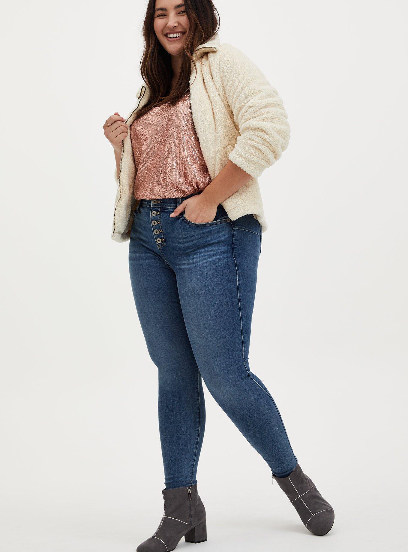 Sherpa Zip Up Jacket, IVORY, alternate