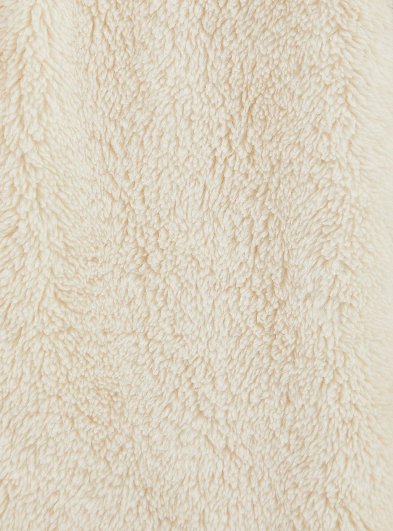 Sherpa Zip Up Jacket, IVORY, alternate