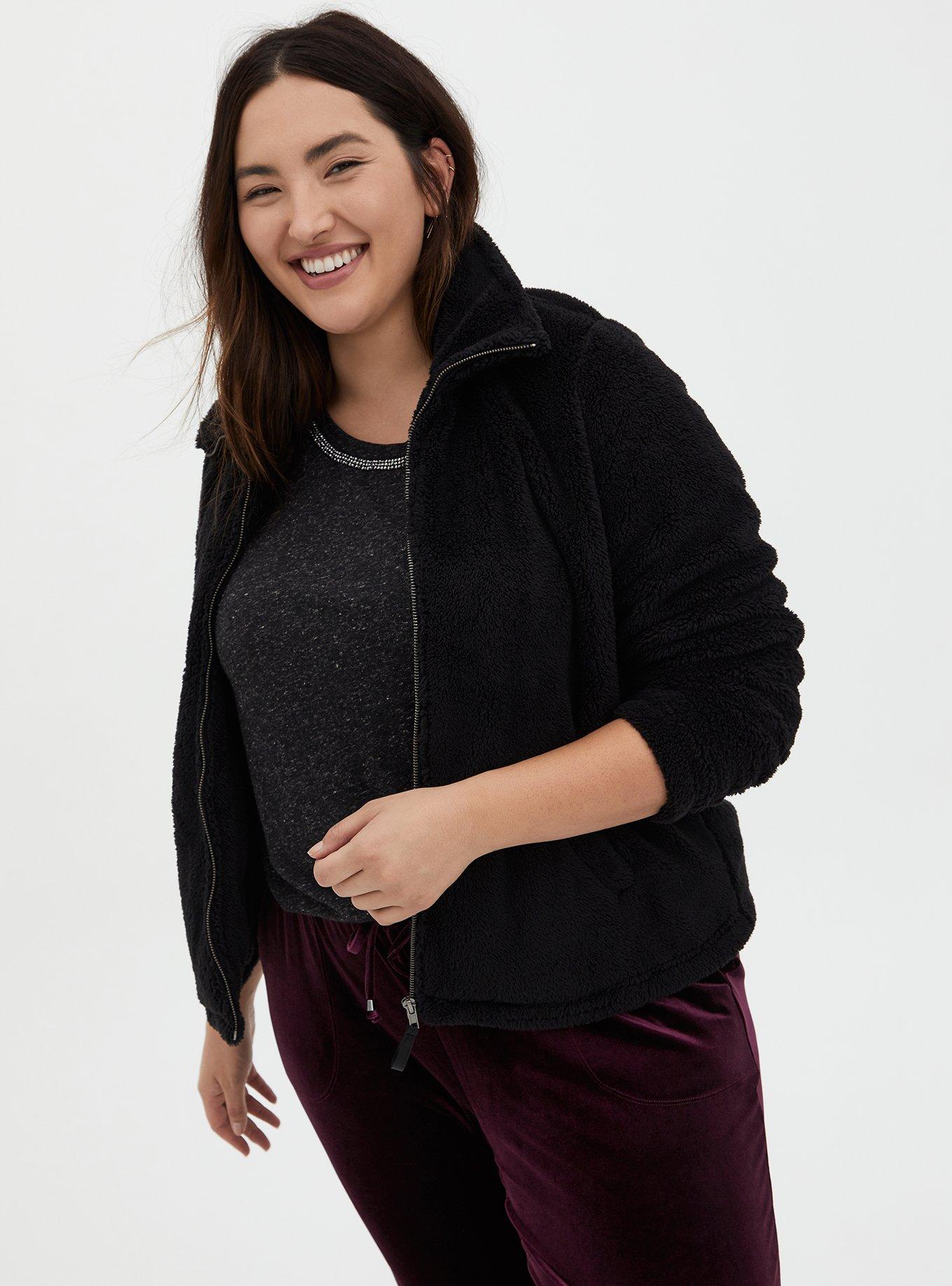 Torrid sherpa jacket hotsell
